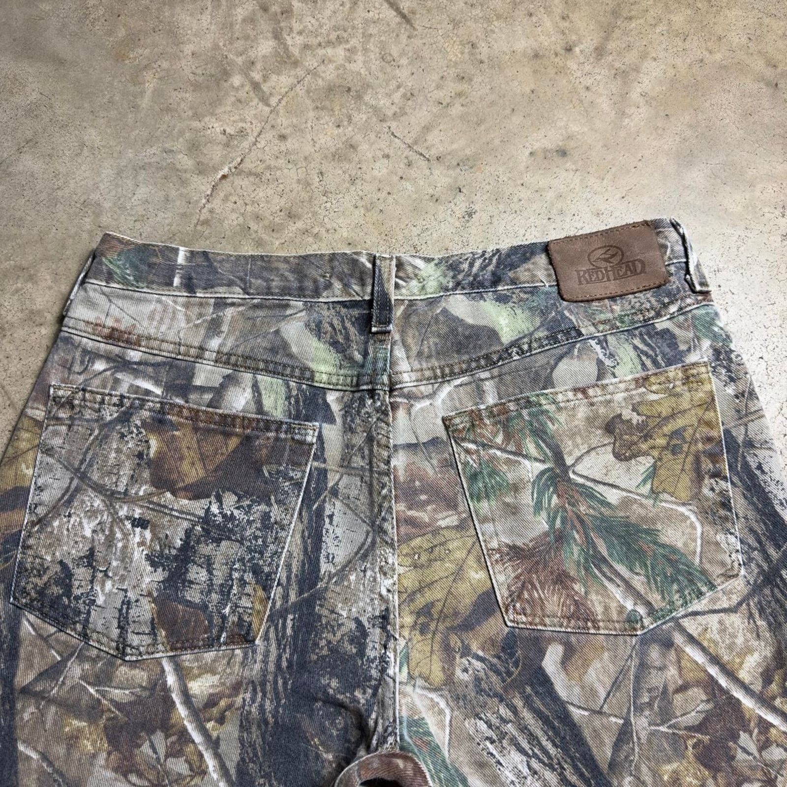 Realtree RealTree Y2K Cyber Wide-Leg Camouflage Canvas Denim Pants Size US 34 / EU 50 - 5 Thumbnail