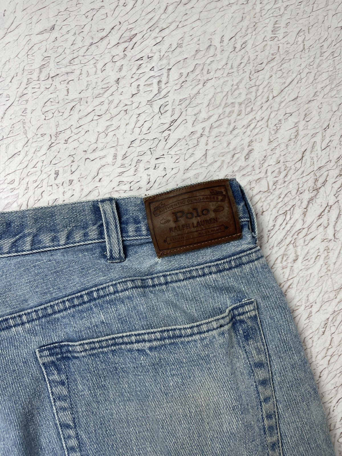 Polo Ralph Lauren Polo Ralph Lauren vintage blue faded distressed jeans denim Size US 36 / EU 52 - 17 Thumbnail