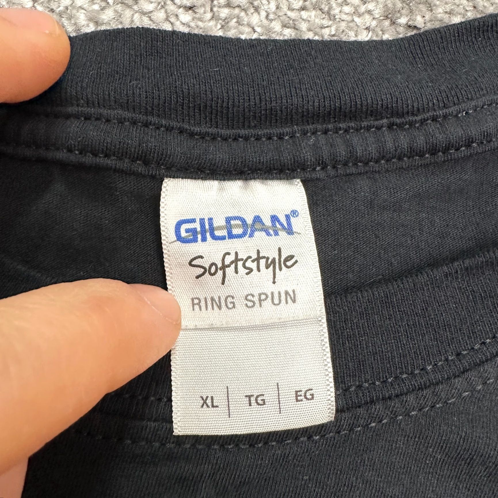 Gildan VINTAGE Gildan Softstyle T-Shirt Mens XL Black Florida George Line Tour 2015 Tee Band Rock Size US XL / EU 56 / 4 - 5 Thumbnail