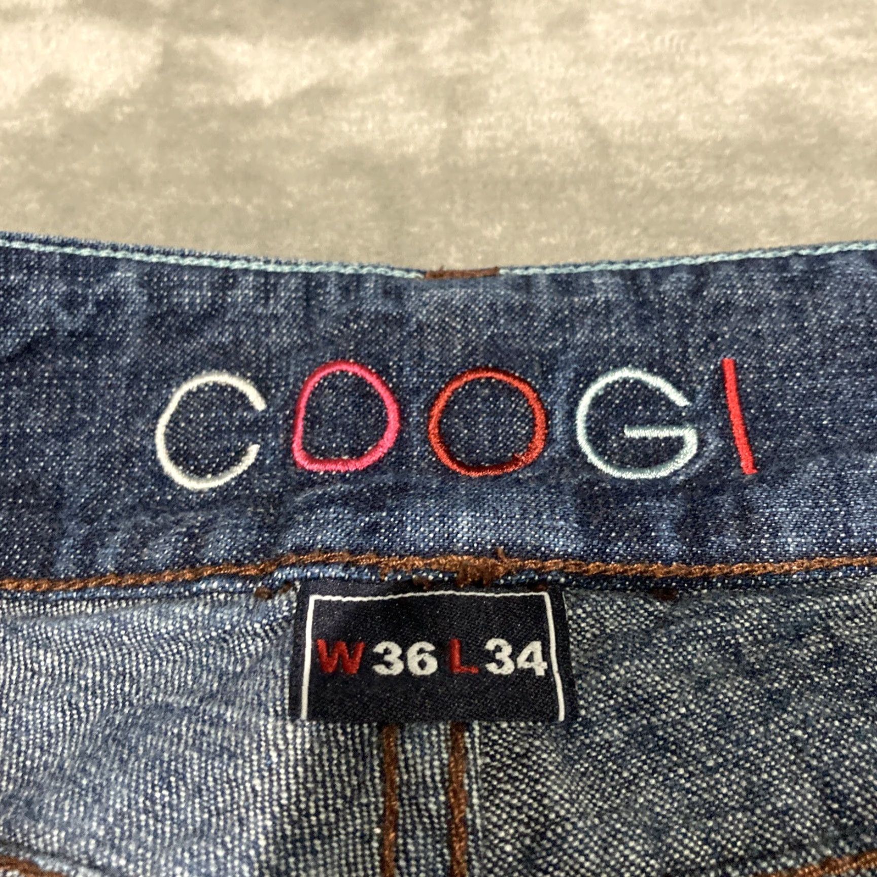 Coogi VINTAGE COOGI Jeans Australia Denim Embroidered Stitch Baggy Rap Hip Hop 36x34 Men Size US 36 / EU 52 - 5 Thumbnail