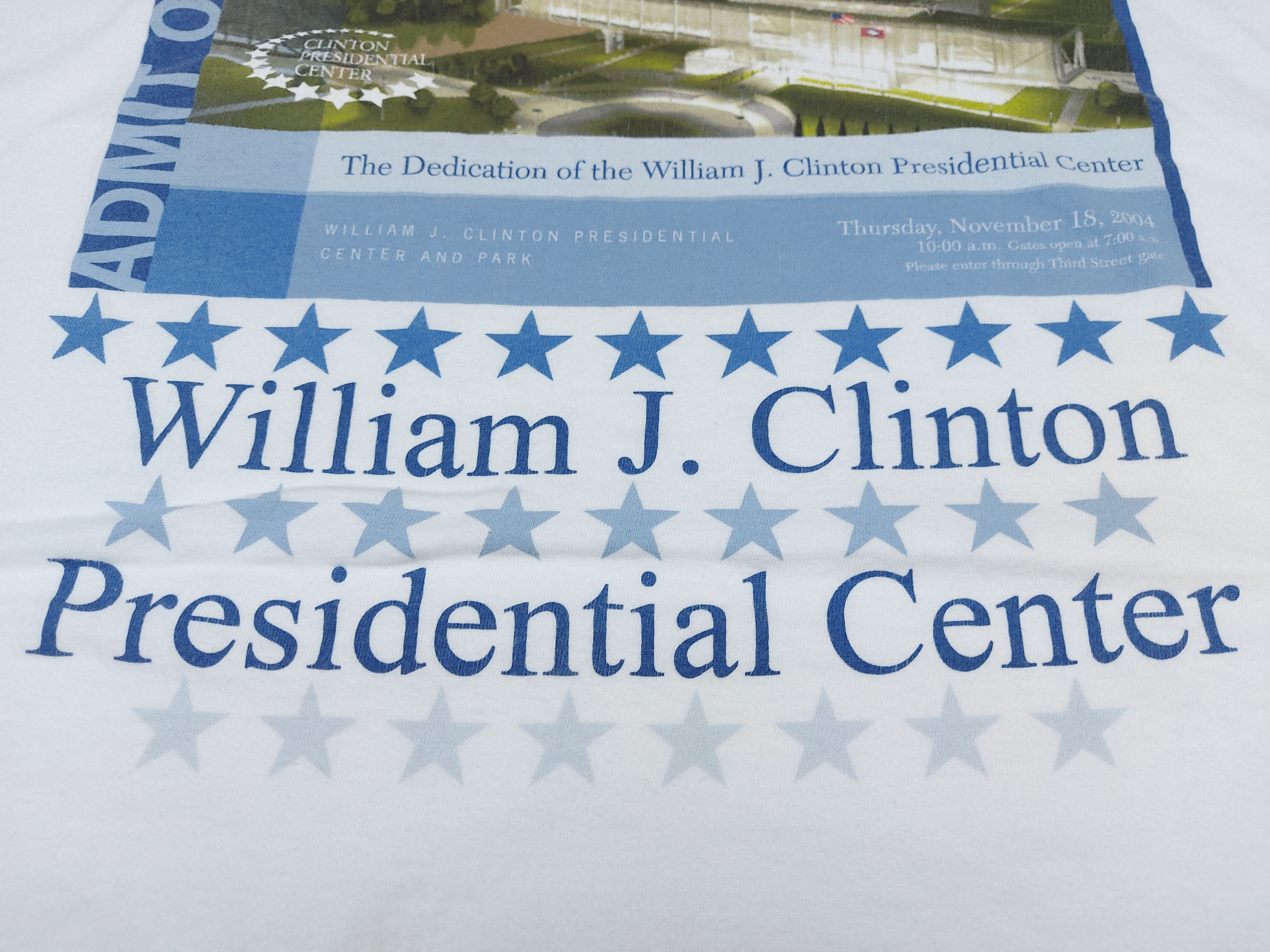 President's × Vintage Vintage Y2K William J Clinton 2004 Presidential Center TEE Size US XL / EU 56 / 4 - 7 Thumbnail