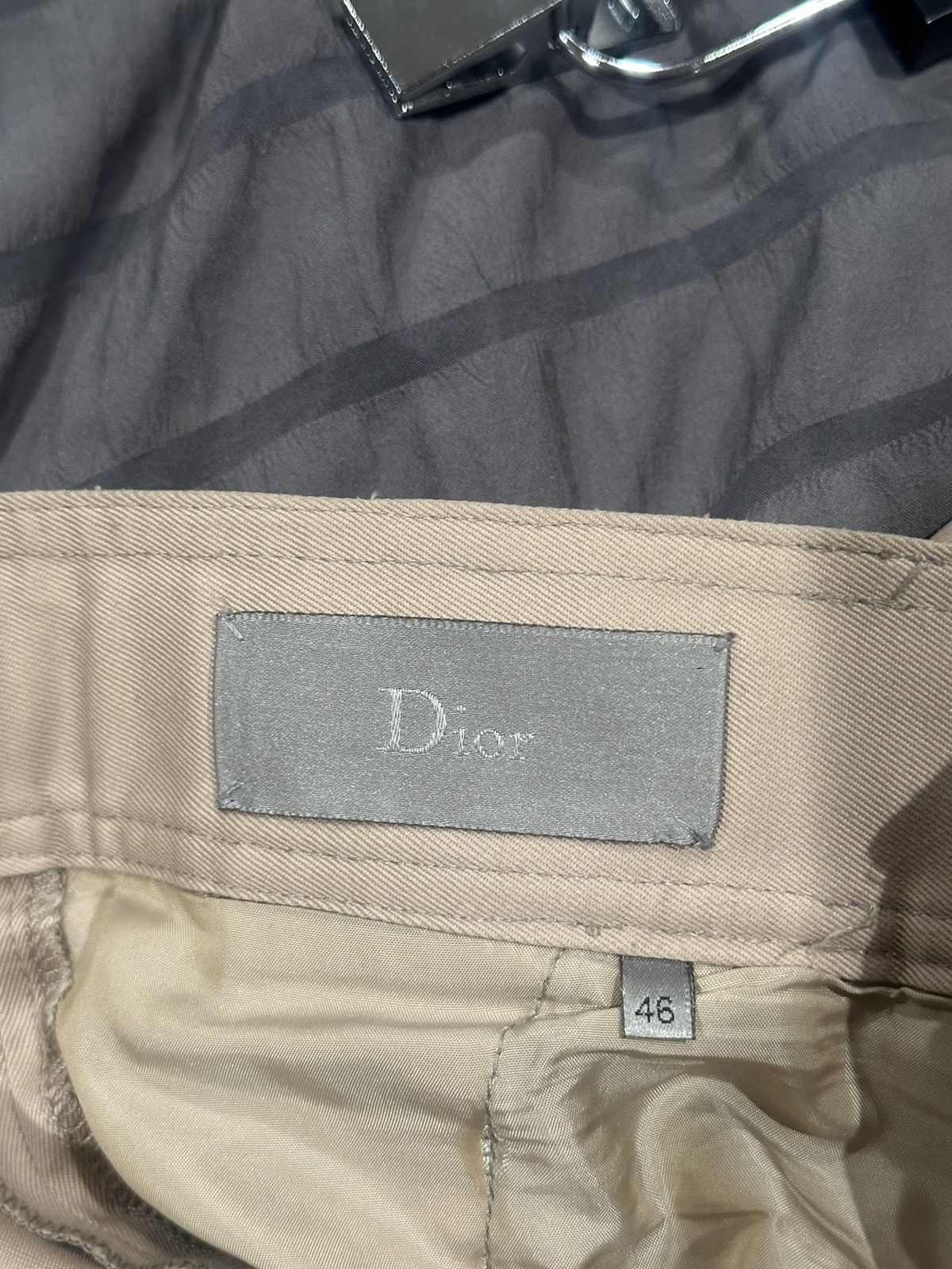 Dior × Hedi Slimane SS07 Sample Safari Wide Leg Trousers 46 Size US 31 - 5 Thumbnail