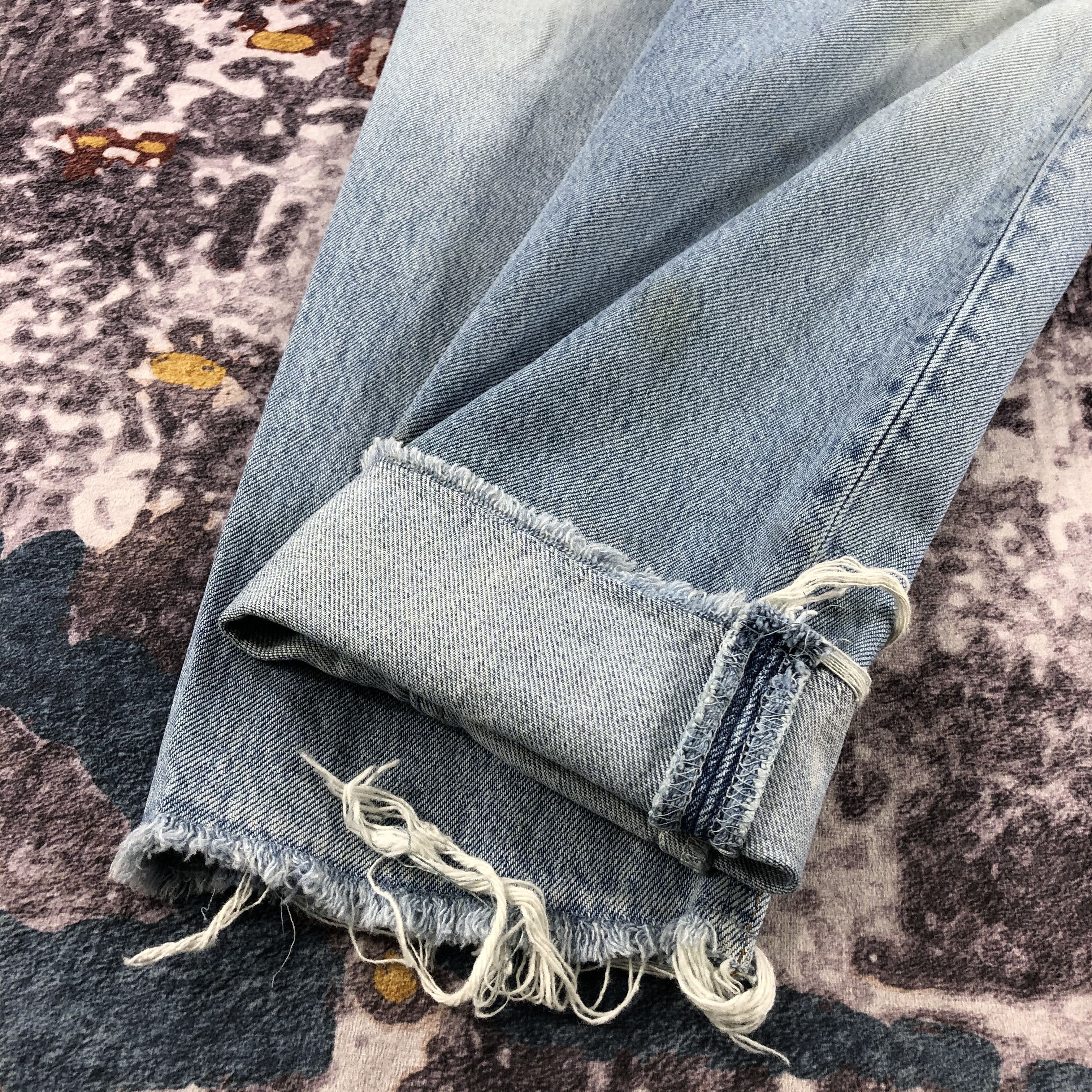 Levi's Vintage 90s Light Wash Levis 501 Jeans-JM2274 Size US 36 / EU 52 - 7 Thumbnail