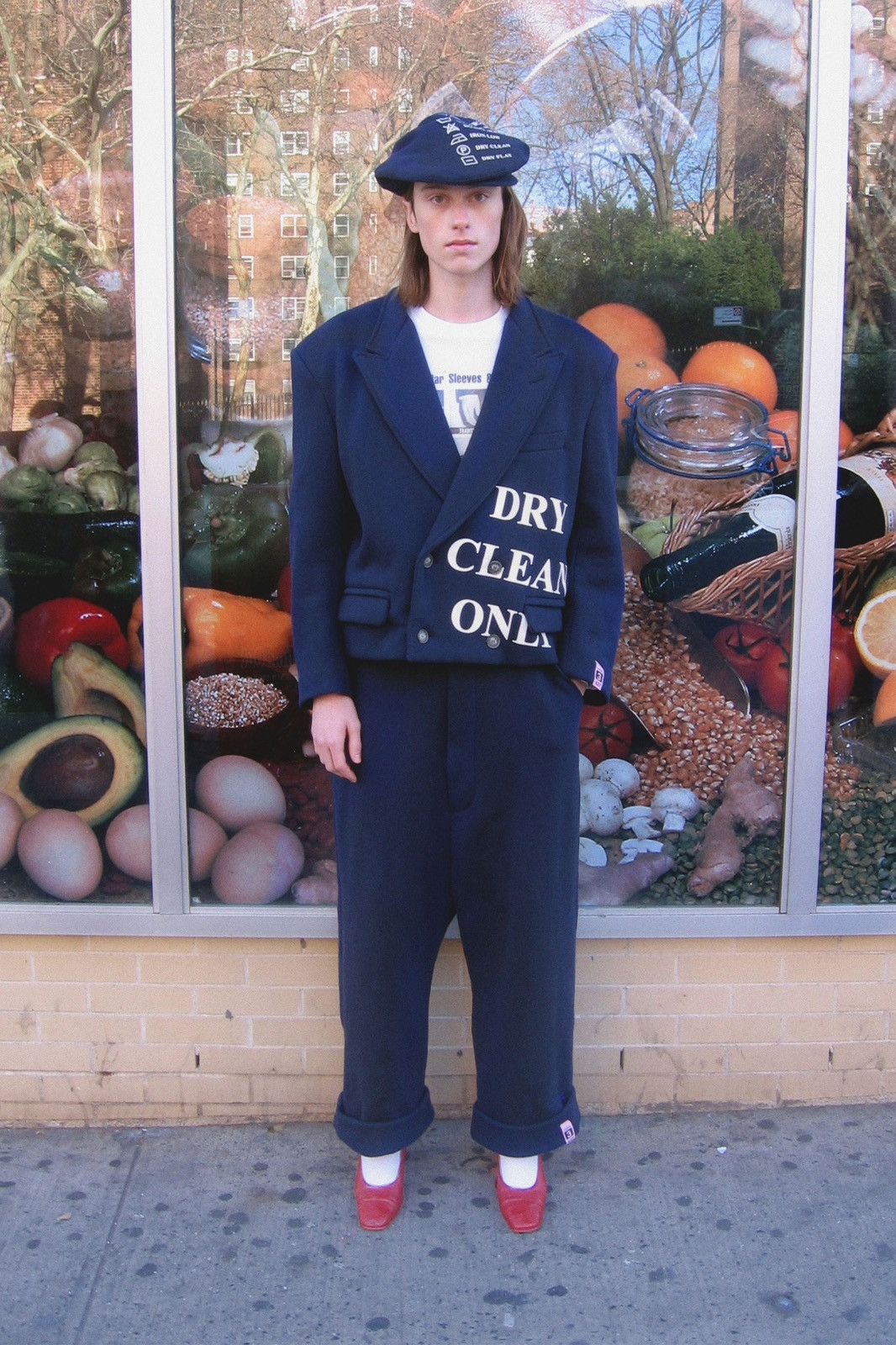 Vaquera Vaquera FW19 "Dry Clean Only" Baggy Drop Crotch Sweatpants Size US 30 / EU 46 - 1 Thumbnail