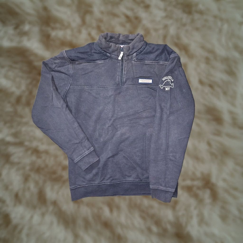 Vineyard Vines Vineyard Vines Pullover Mens M Blue Half Zip SoulCycle MV Martha’s Vineyard Shirt Regular Blue 1/2 Zip Embroidered Logo Whale Vintage: No Size US M / EU 48-50 / 2 - 1 Thumbnail