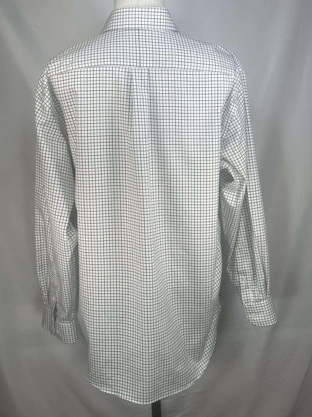 Other Forsyth of Canada 2-Ply Cotton Check Button Up Black Men XL Size US XL / EU 56 / 4 - 2 Thumbnail