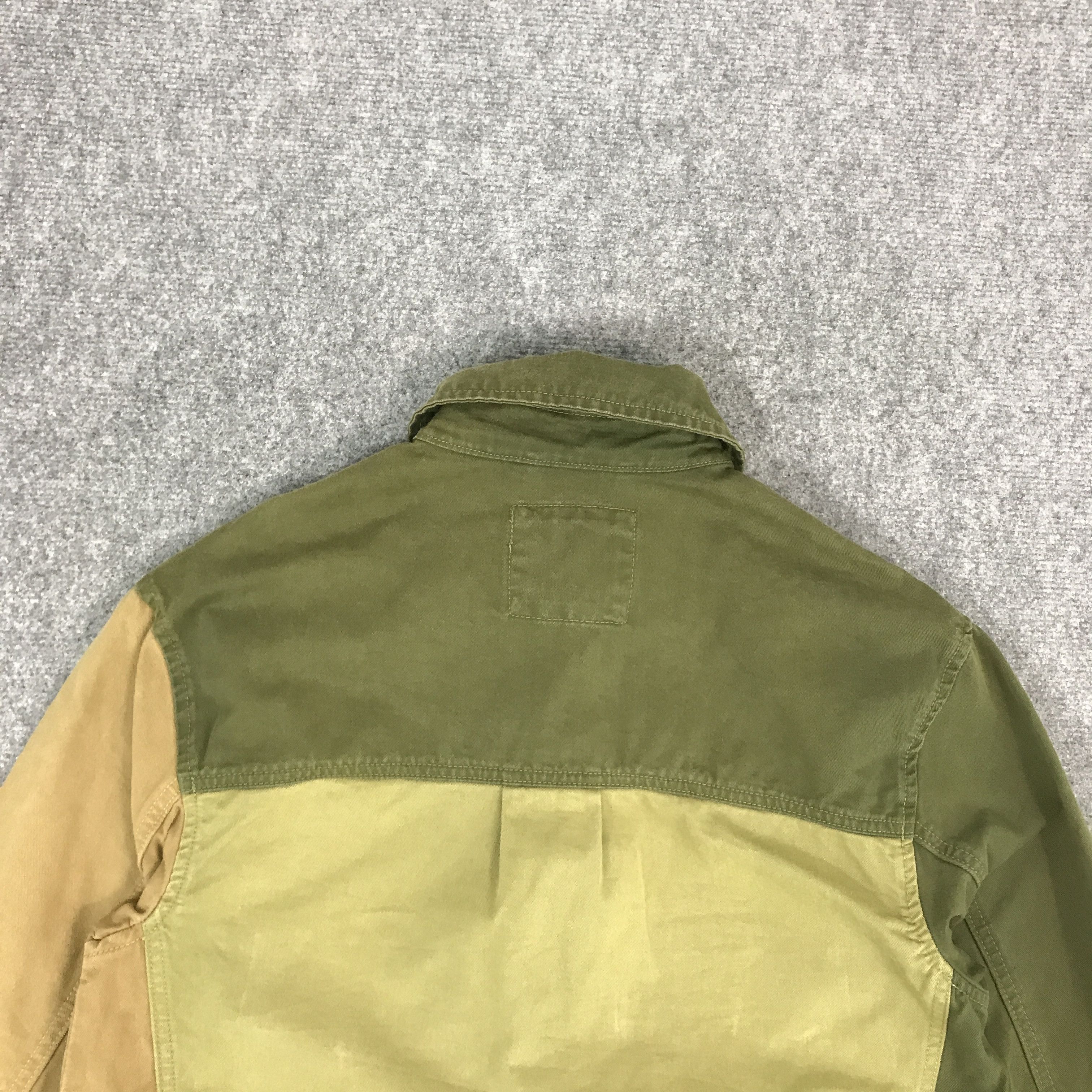 Bershka × Designer × Japanese Brand JAPAN BERSHKA PATCHWORK DESIGN BUTTON UP JACKET Size US M / EU 48-50 / 2 - 3 Thumbnail