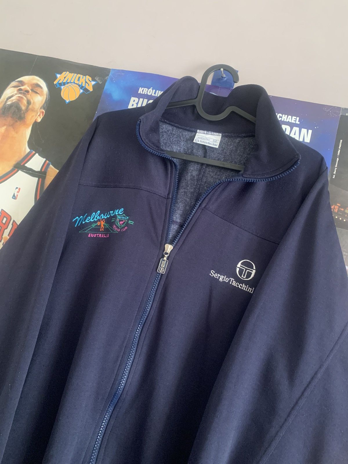 Sergio Tacchini × Vintage 80/90s Vintage Sergio Tacchini Melbourne Tennis Club Zip Size US L / EU 52-54 / 3 - 2 Thumbnail
