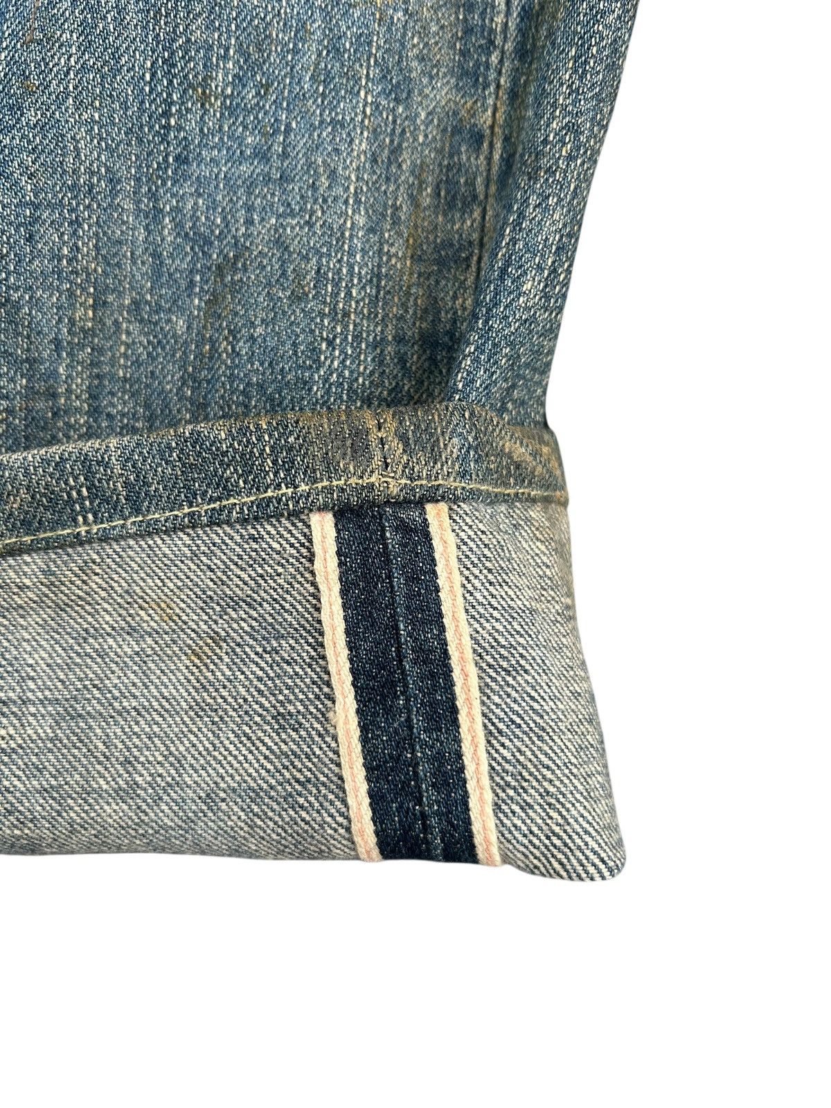 Kapital Vintage Edwin 505 Selvedge Dirty Patina Denim Jeans Size US 32 / EU 48 - 3 Thumbnail
