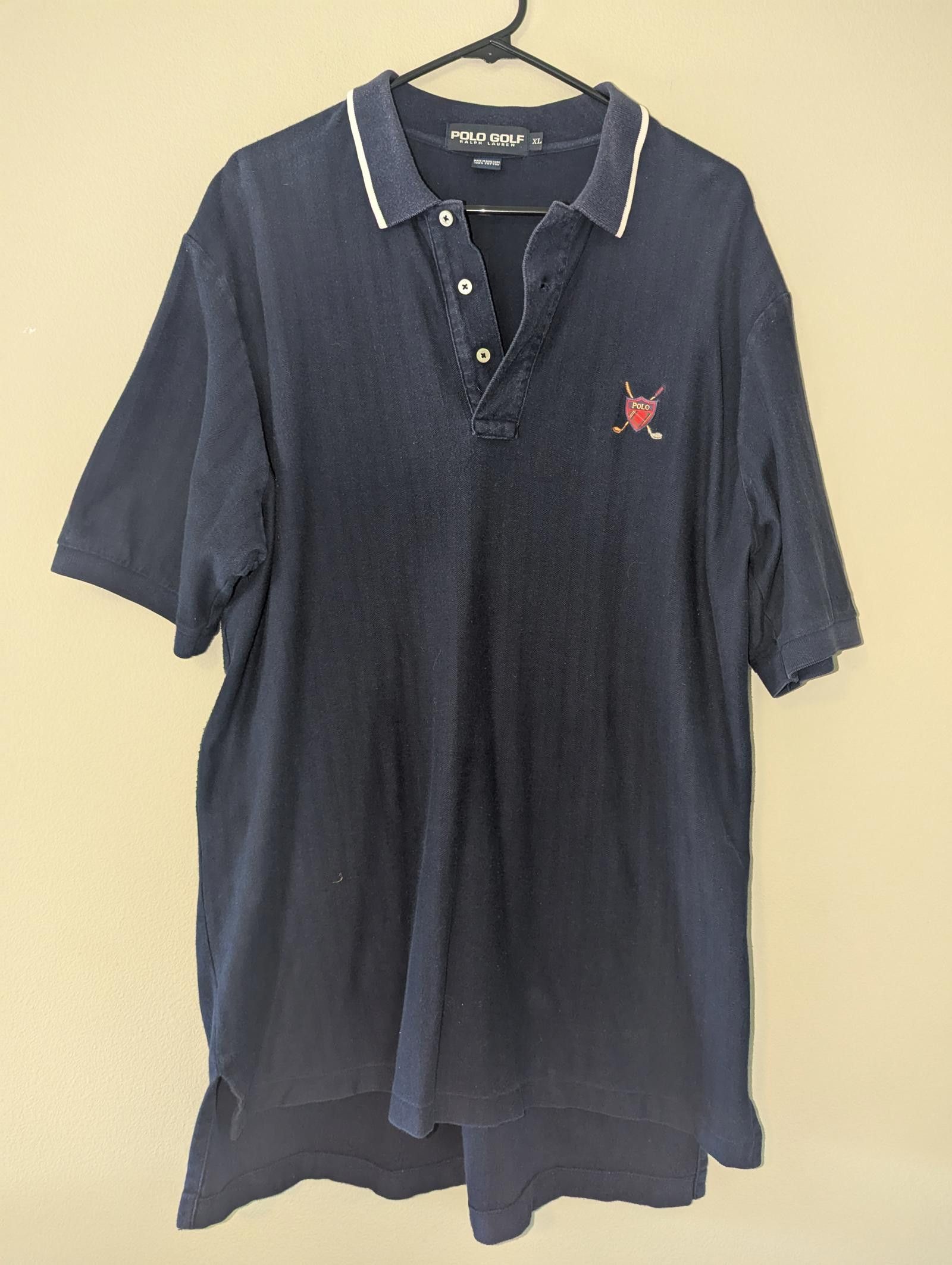 Polo Ralph Lauren Vintage Polo Golf by Ralph Lauren Men's Polo Shirt -Navy XL Size US XL / EU 56 / 4 - 1 Thumbnail