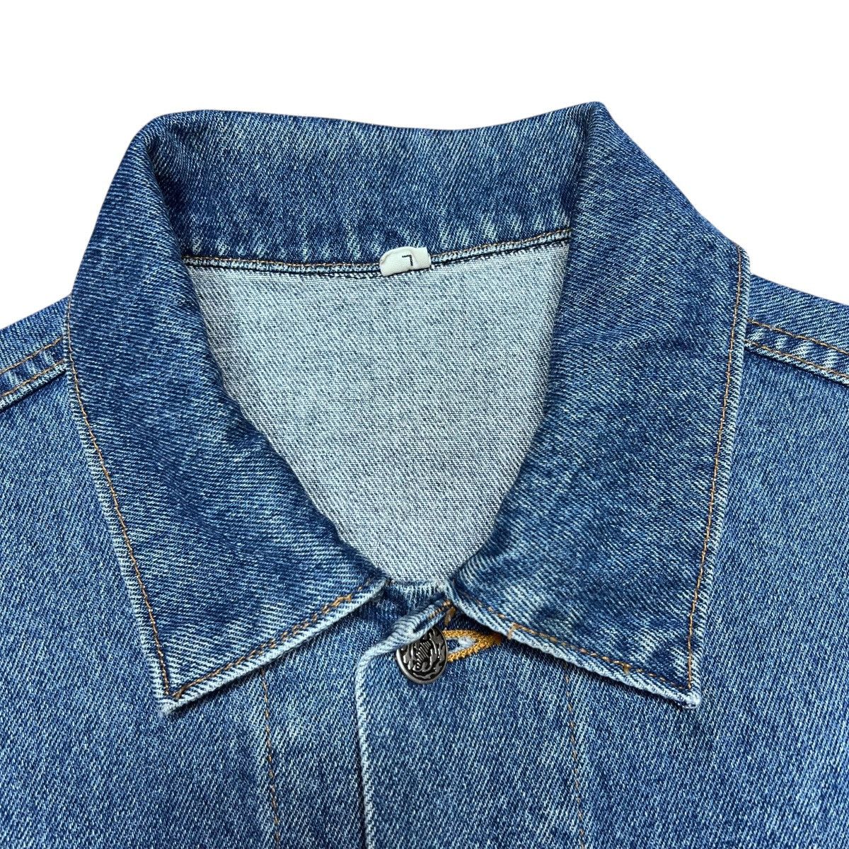 Other Vintage Paramount Communications Company Movie Denim Jacket Size US L / EU 52-54 / 3 - 3 Thumbnail