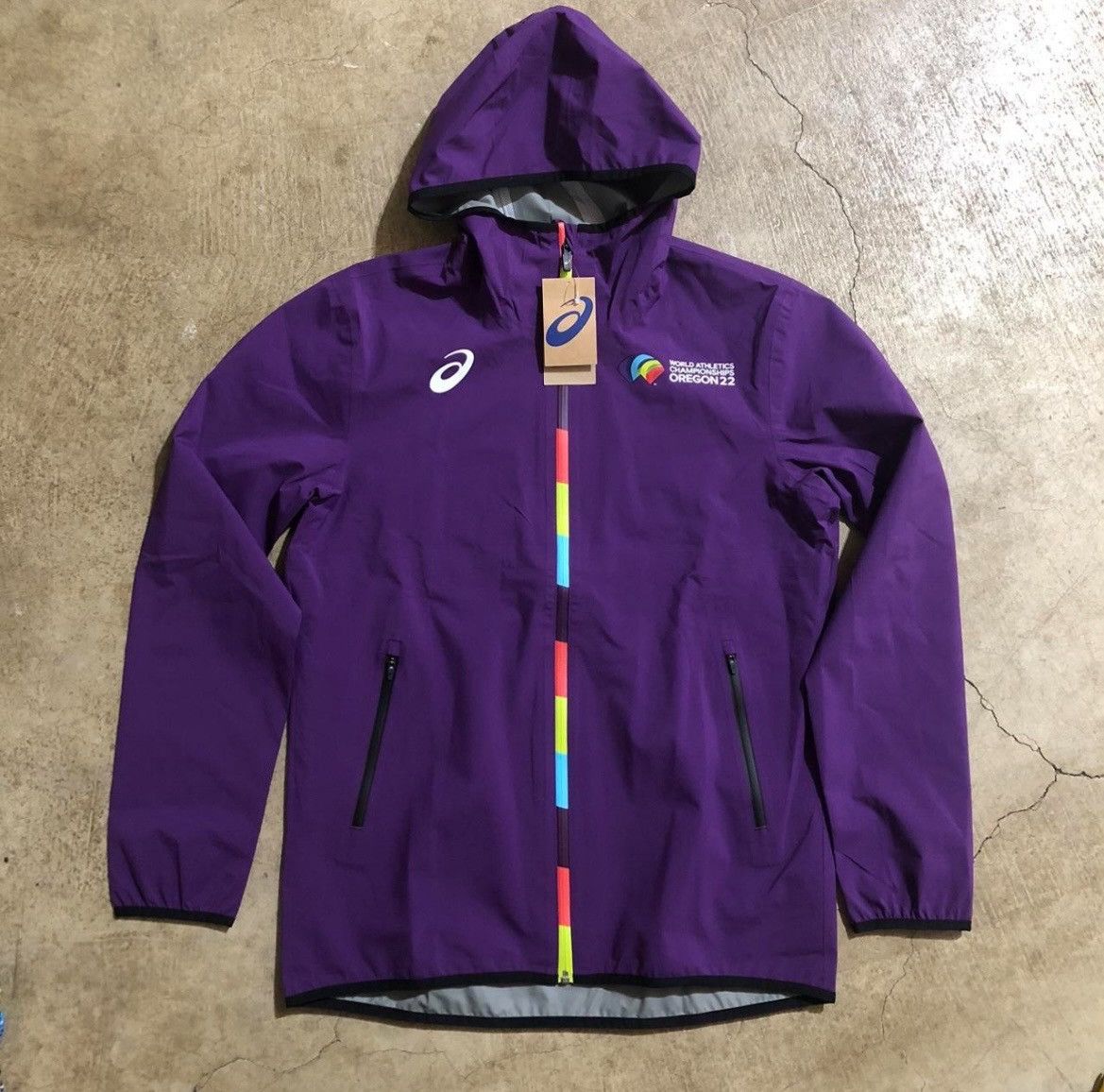 Asics RARE Asics Oregon 2022 Track Jacket Athletics Windbreaker Size US M / EU 48-50 / 2 - 1 Thumbnail