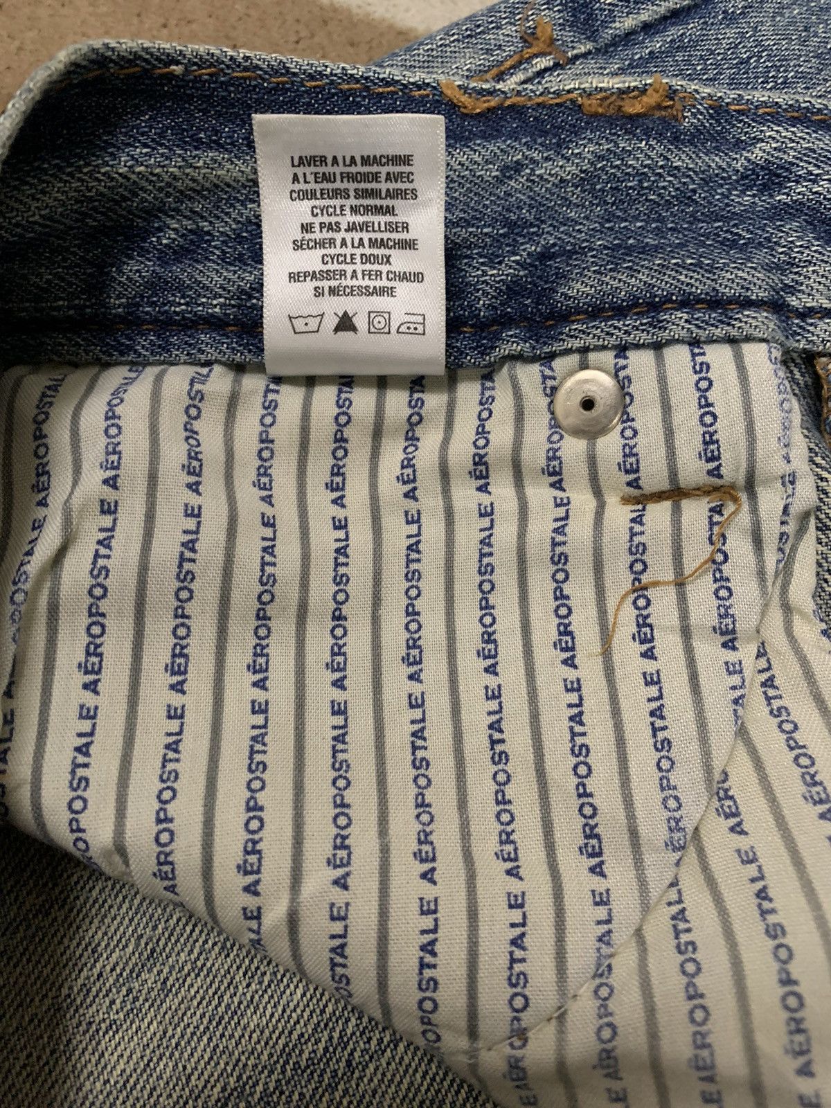 Aeropostale Vintage Aeropostale Mud Wash Distressed Grunge Jeans Size US 30 / EU 46 - 22 Thumbnail