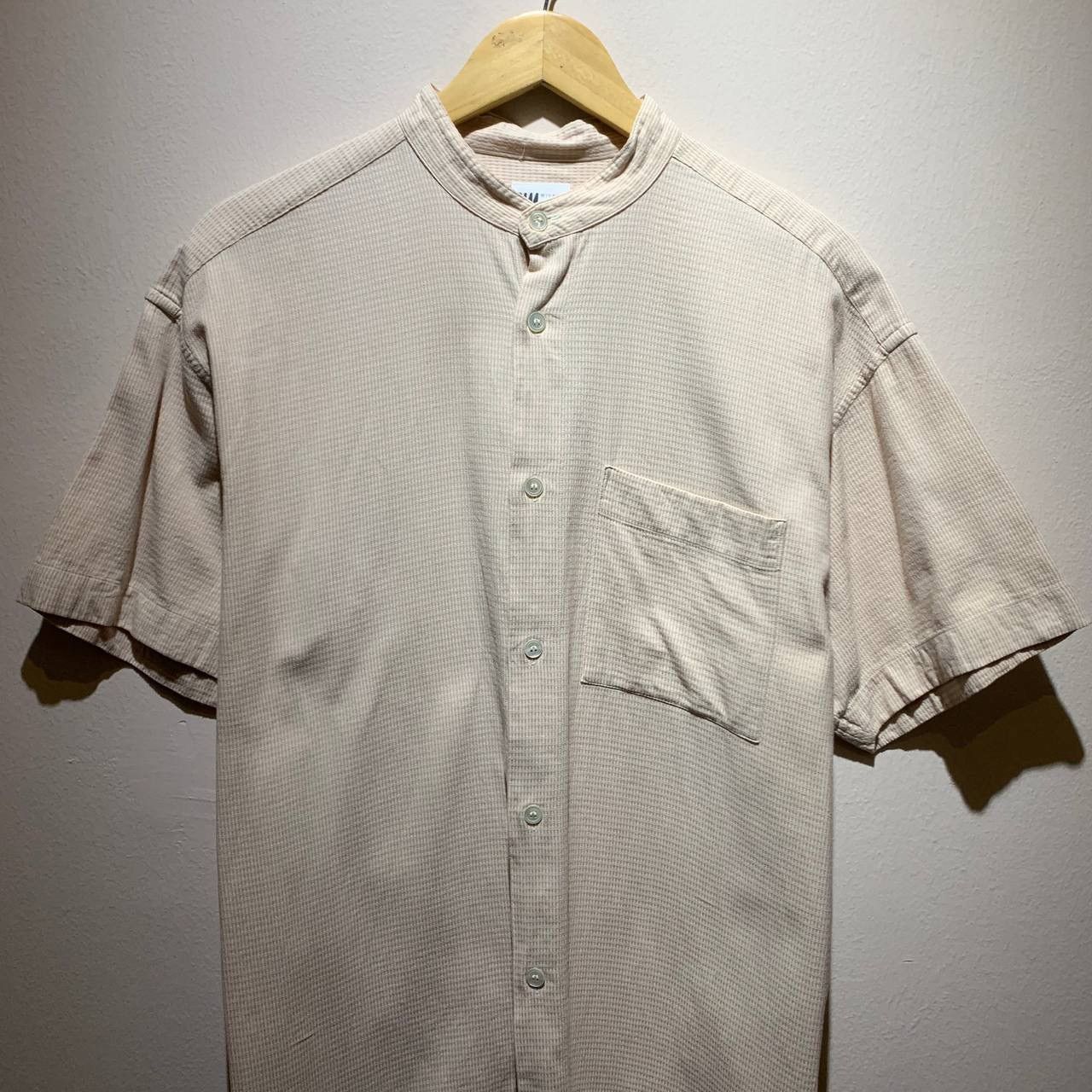 Issey Miyake Issey Miyake Design Studio Mandarin Collar Button Up Shirts Size US L / EU 52-54 / 3 - 3 Thumbnail