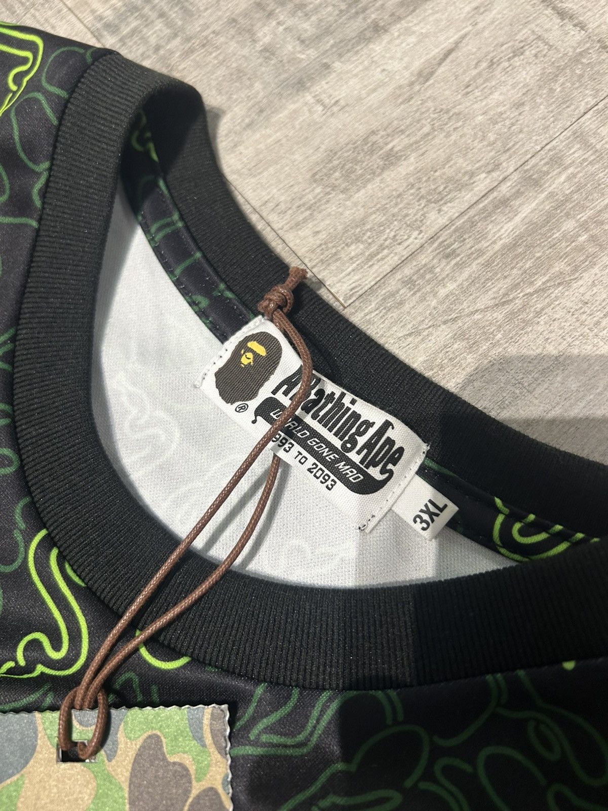 Bape Bape x Razer Neon Camo Team Jersey Tee Size US XXL / EU 58 / 5 - 6 Thumbnail