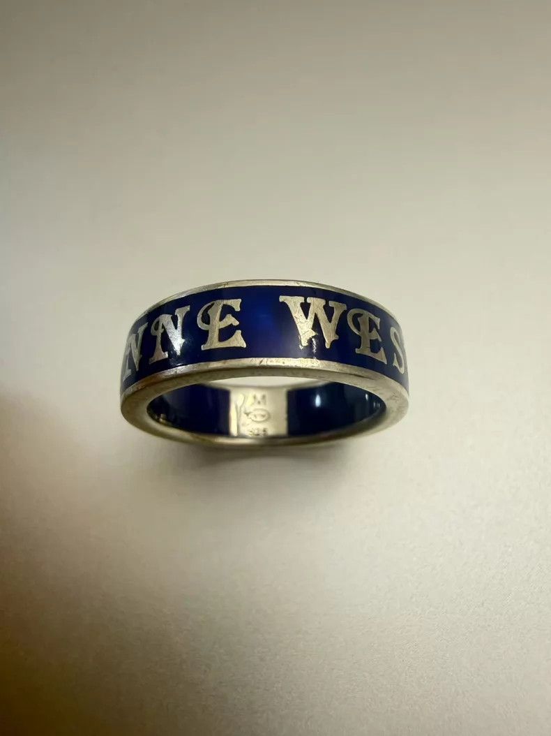 Vivienne Westwood Vivienne Westwood Saturn Enamel Ring Size ONE SIZE - 4 Thumbnail