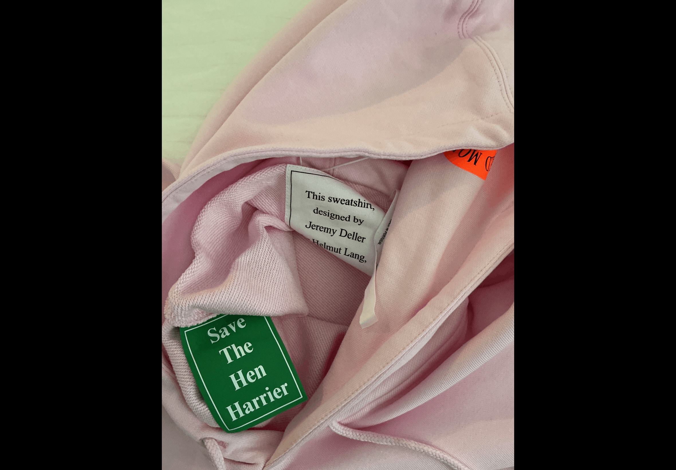 Helmut Lang Helmut Lang x Jeremy Deller Pink Hoodie – Made in Portugal Size US S / EU 44-46 / 1 - 15 Thumbnail