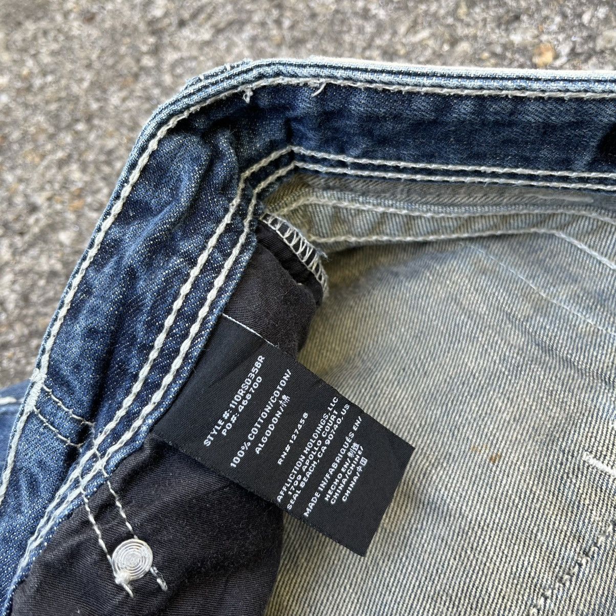 Affliction Vintage Y2K Affliction Jeans Blake Tribal Cross Skulls Size US 32 / EU 48 - 9 Thumbnail