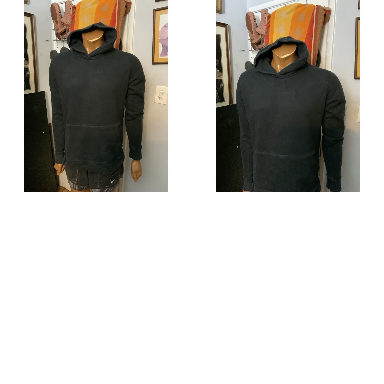 John Elliott John Elliott Black Slim Fit Terry Villain Side Zip Pullover Hoodie Sz. 3 Mens Size US S / EU 44-46 / 1 - 8 Thumbnail
