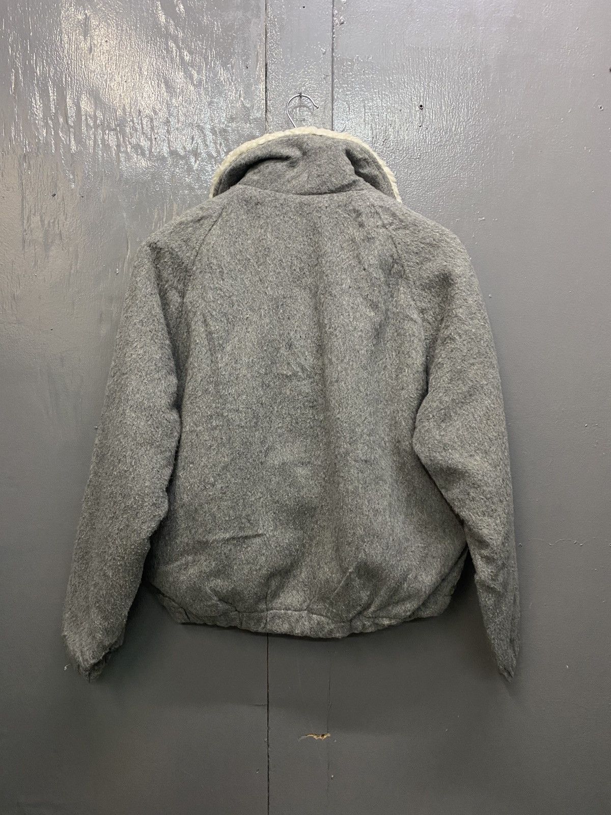 Vintage Vintage William Barry Struggle Gear Shearling Wool Jacket Size US S / EU 44-46 / 1 - 4 Thumbnail