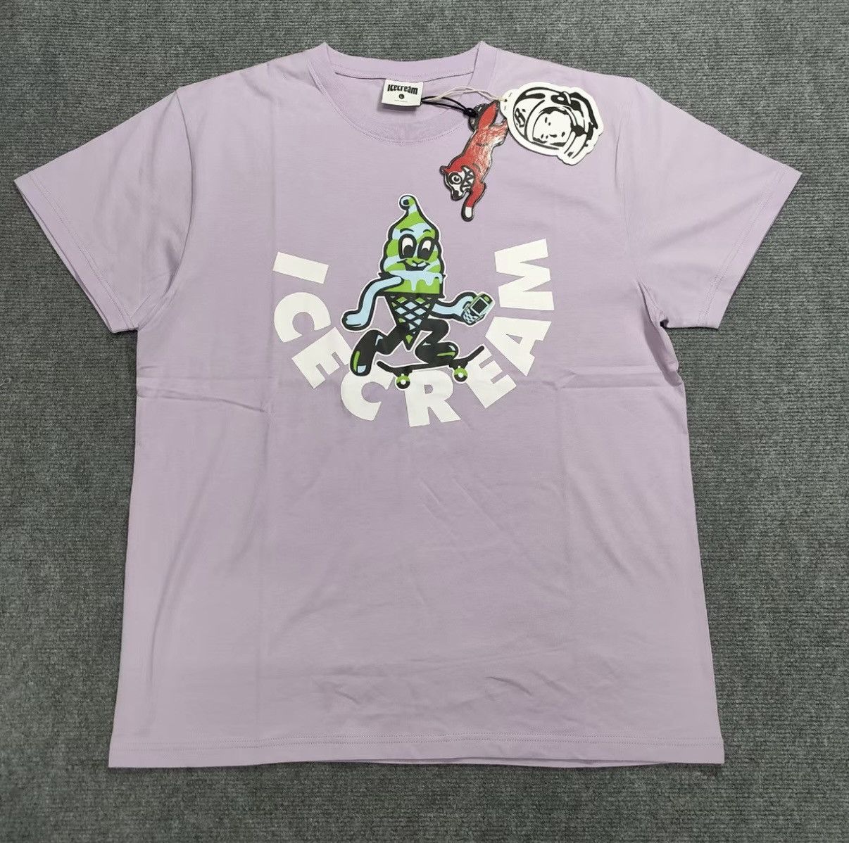 Billionaire Boys Club ICECREAM Lavender Graphic Short Sleeve T-Shirt Size US L / EU 52-54 / 3 - 1 Thumbnail