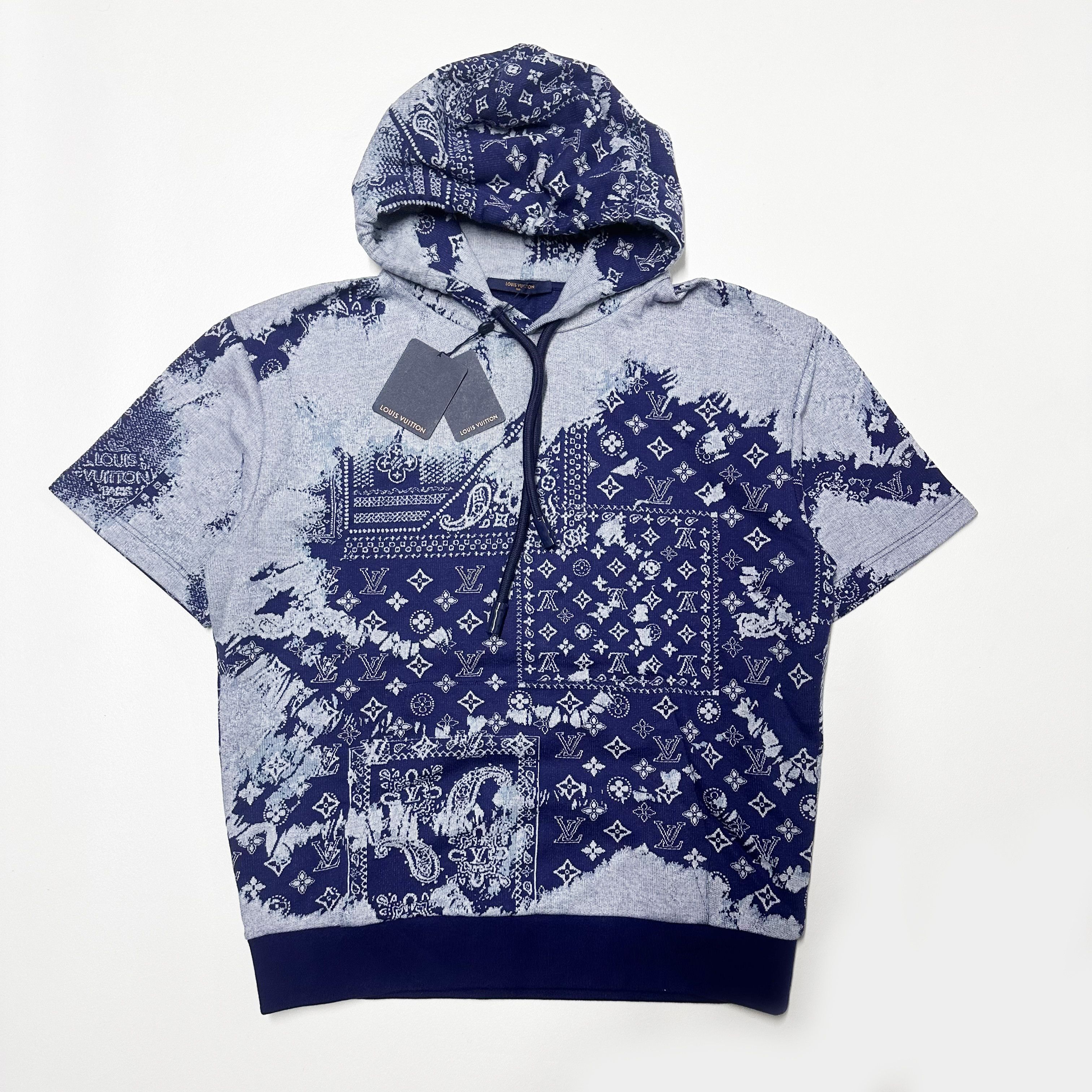 Louis Vuitton Louis Vuitton Bandana size xl Monogram knit sweater hoodie Size US XL / EU 56 / 4 - 1 Thumbnail