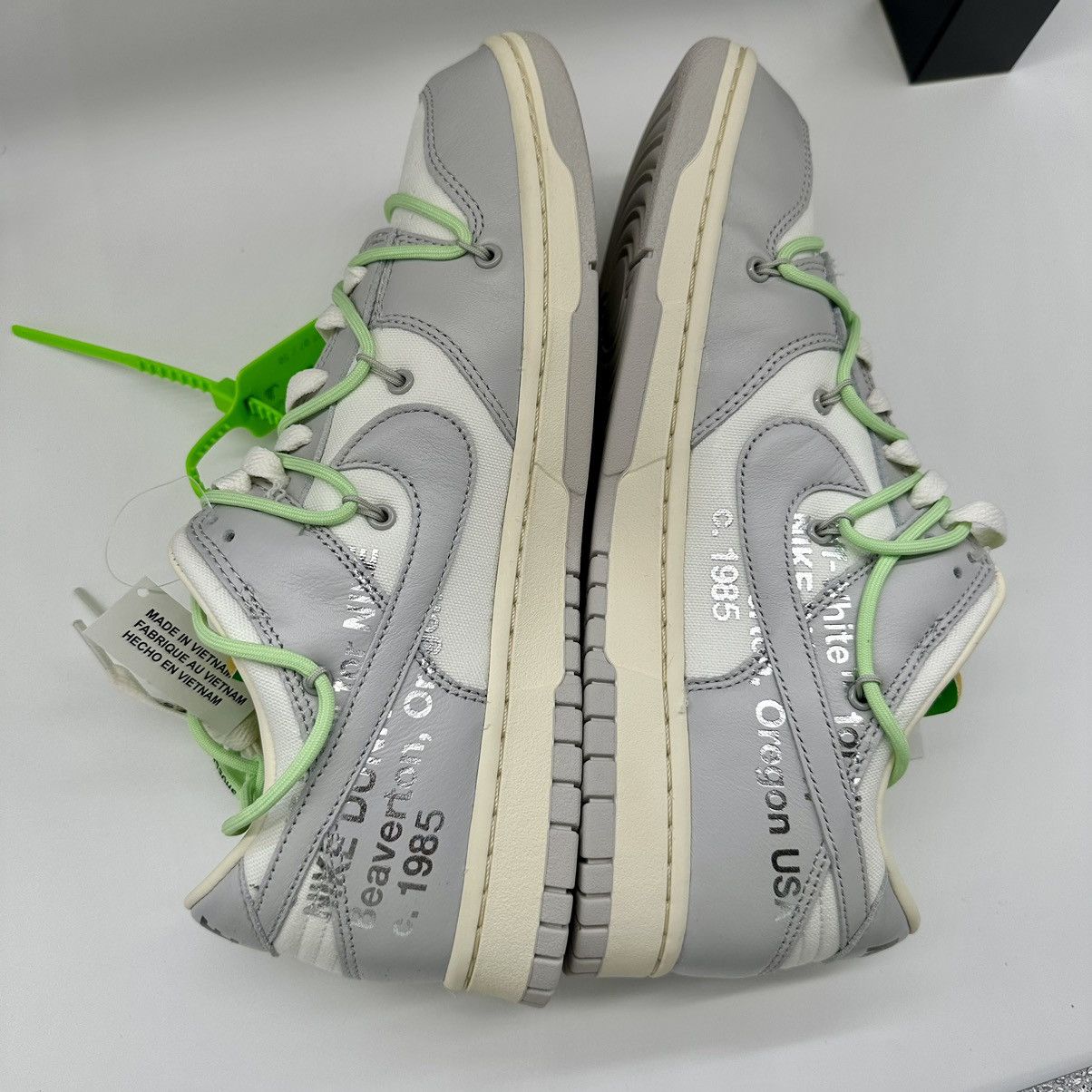Nike × Off-White Nike Dunk Low Off-White Lot 7 Size US 11.5 / EU 44-45 - 11 Thumbnail