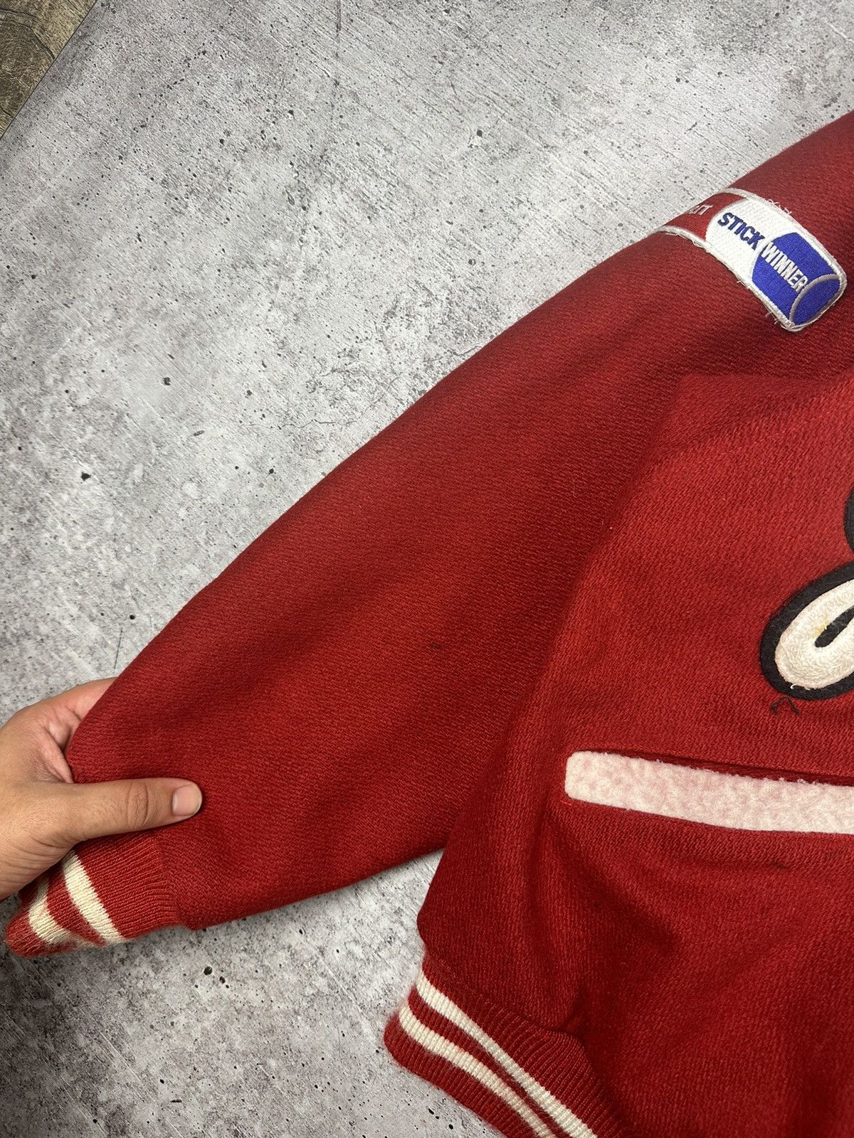 Vintage 80s Butwin Vintage Jessie Varsity Wool Jacket Size US L / EU 52-54 / 3 - 11 Thumbnail