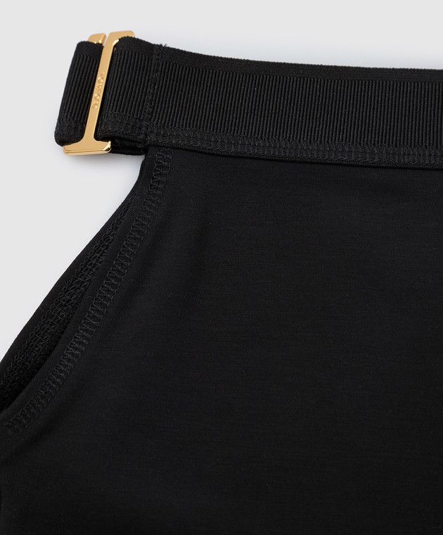 Tom Ford o1w1db10525 KNJ005 Sports Short in Black Size 25" / US 0 / IT 36 - 3 Thumbnail