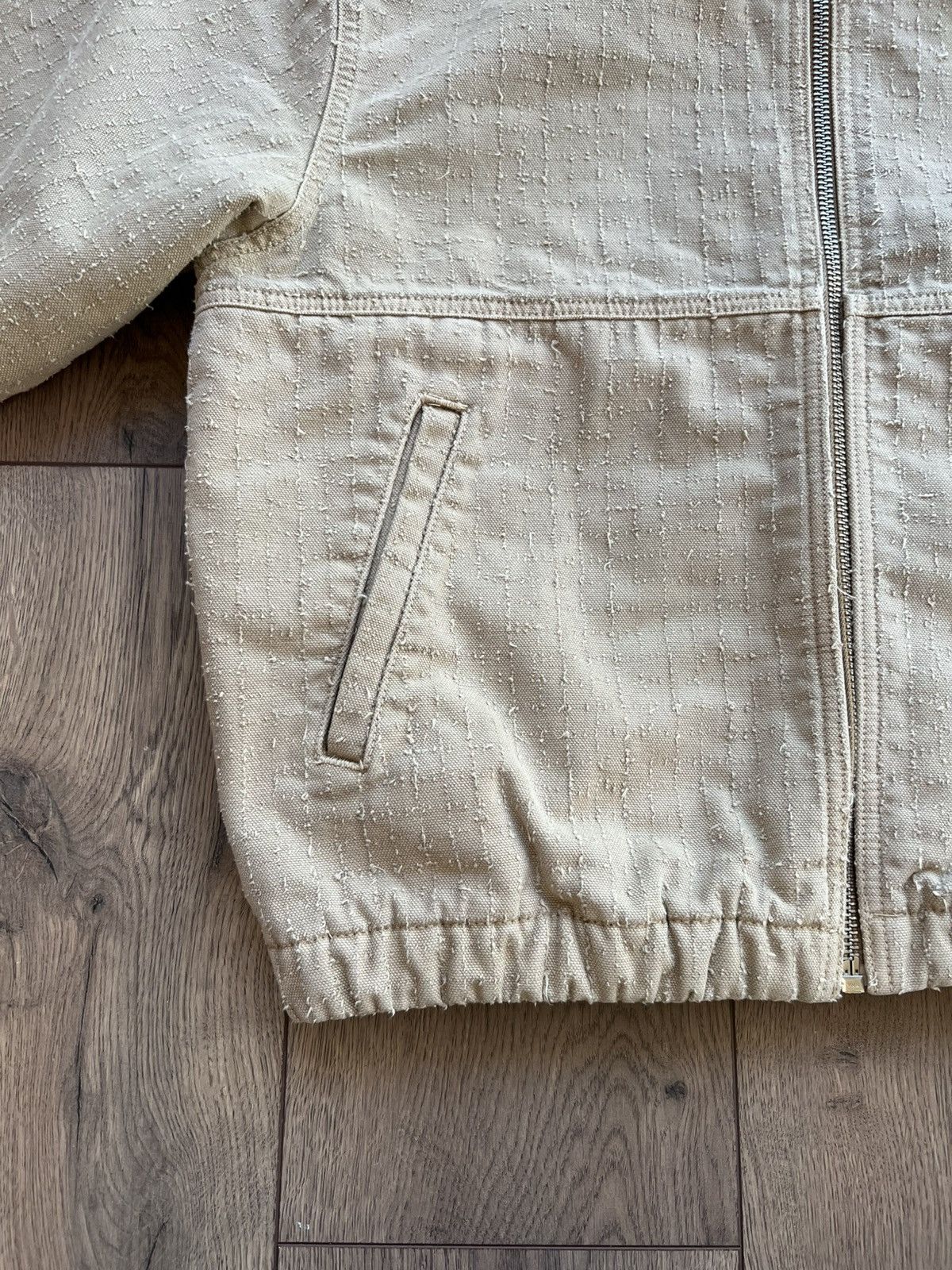 Stussy SAMPLE Stussy Canvas Needlepunch Work Jacket “Khaki” Medium Size US M / EU 48-50 / 2 - 10 Thumbnail