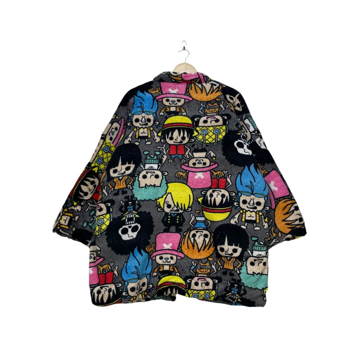 Japanese Brand Vintage Full Print Anime Onepiece Kimono Jacket Size US L / EU 52-54 / 3 - 2 Thumbnail