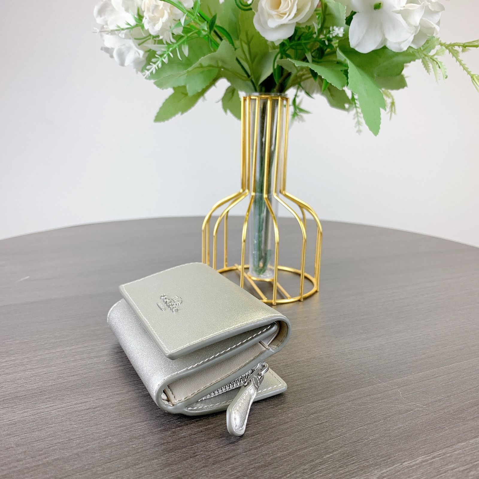 Coach Coach CW805 Micro Wallet IN LIGHT SILVER Size ONE SIZE - 2 Thumbnail