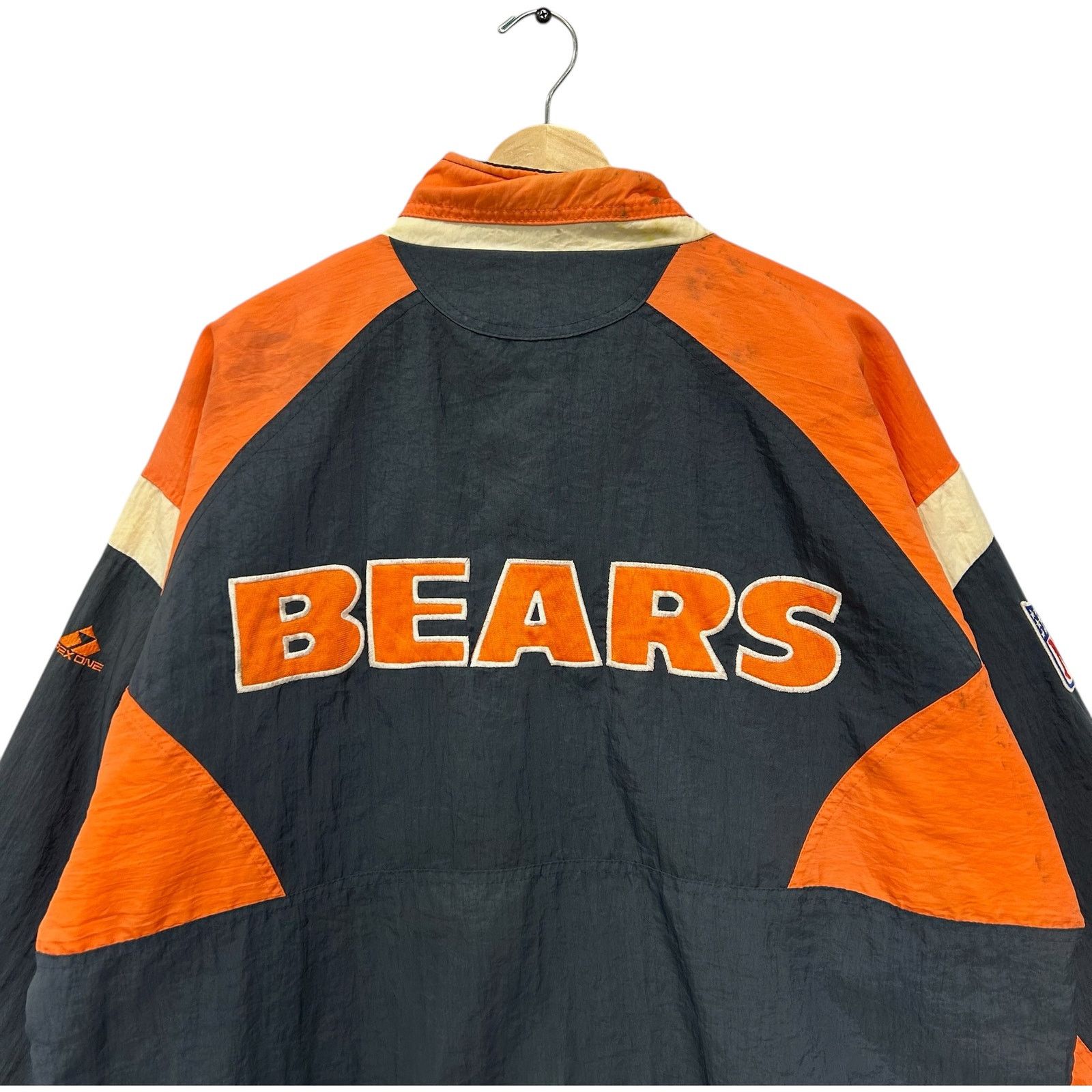 Apex Vintage Apex One Chicago Bears NFL Full Zip Light Jacket XL Size US XL / EU 56 / 4 - 6 Thumbnail