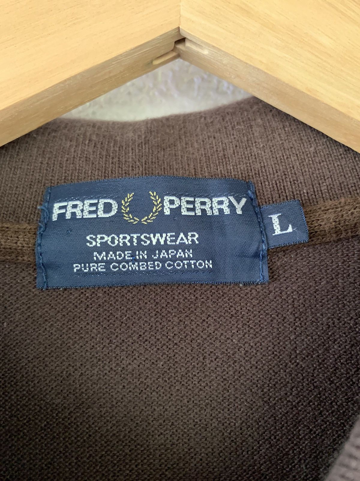 Fred Perry × Vintage Vintage Fred Perry long sleeve collar tee Size US L / EU 52-54 / 3 - 6 Thumbnail