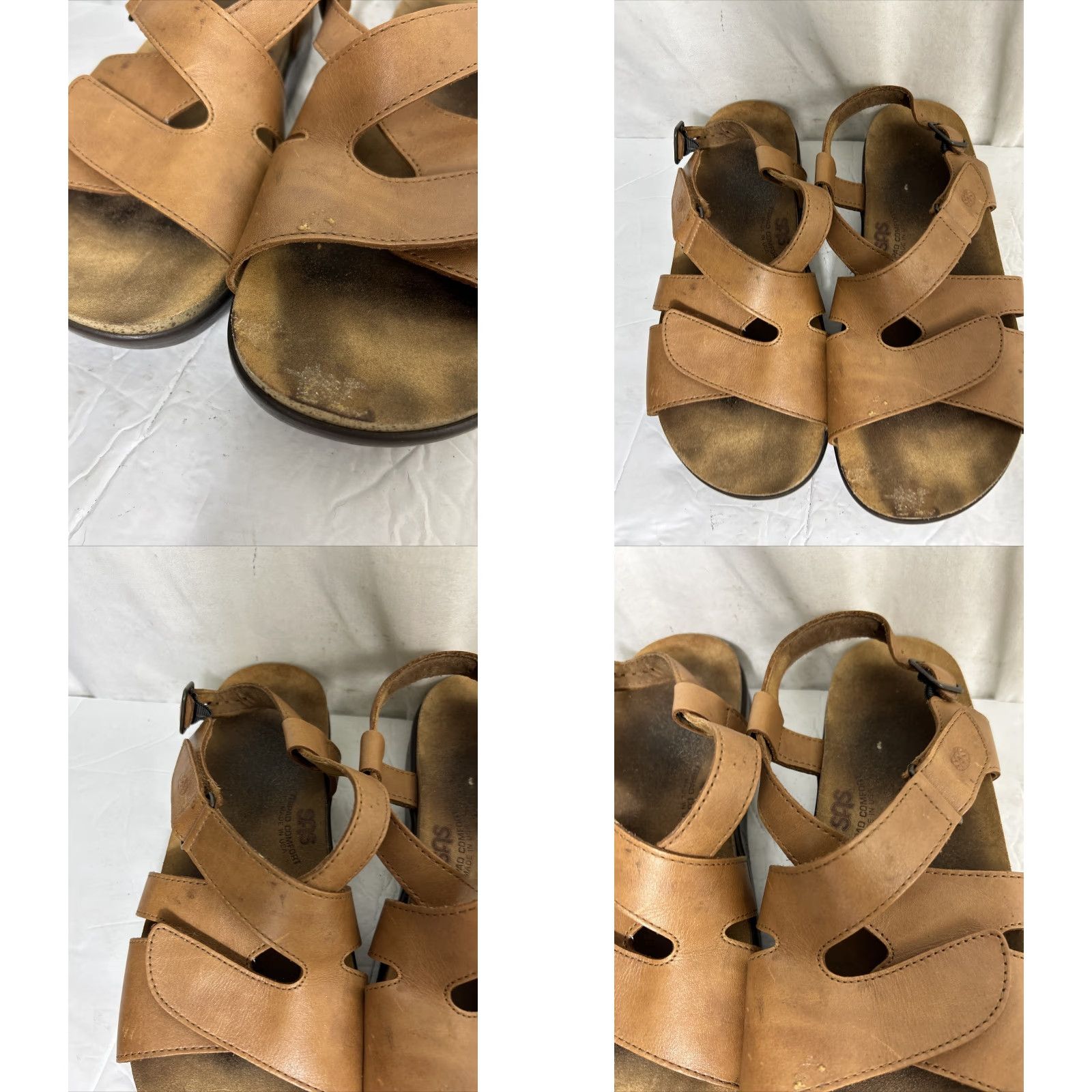 SAS SAS Women’s Sandal Cross Strap Tripad Comfort Huggy Caramel 10 M Womens Shoes Size US 10 / IT 40 - 8 Thumbnail