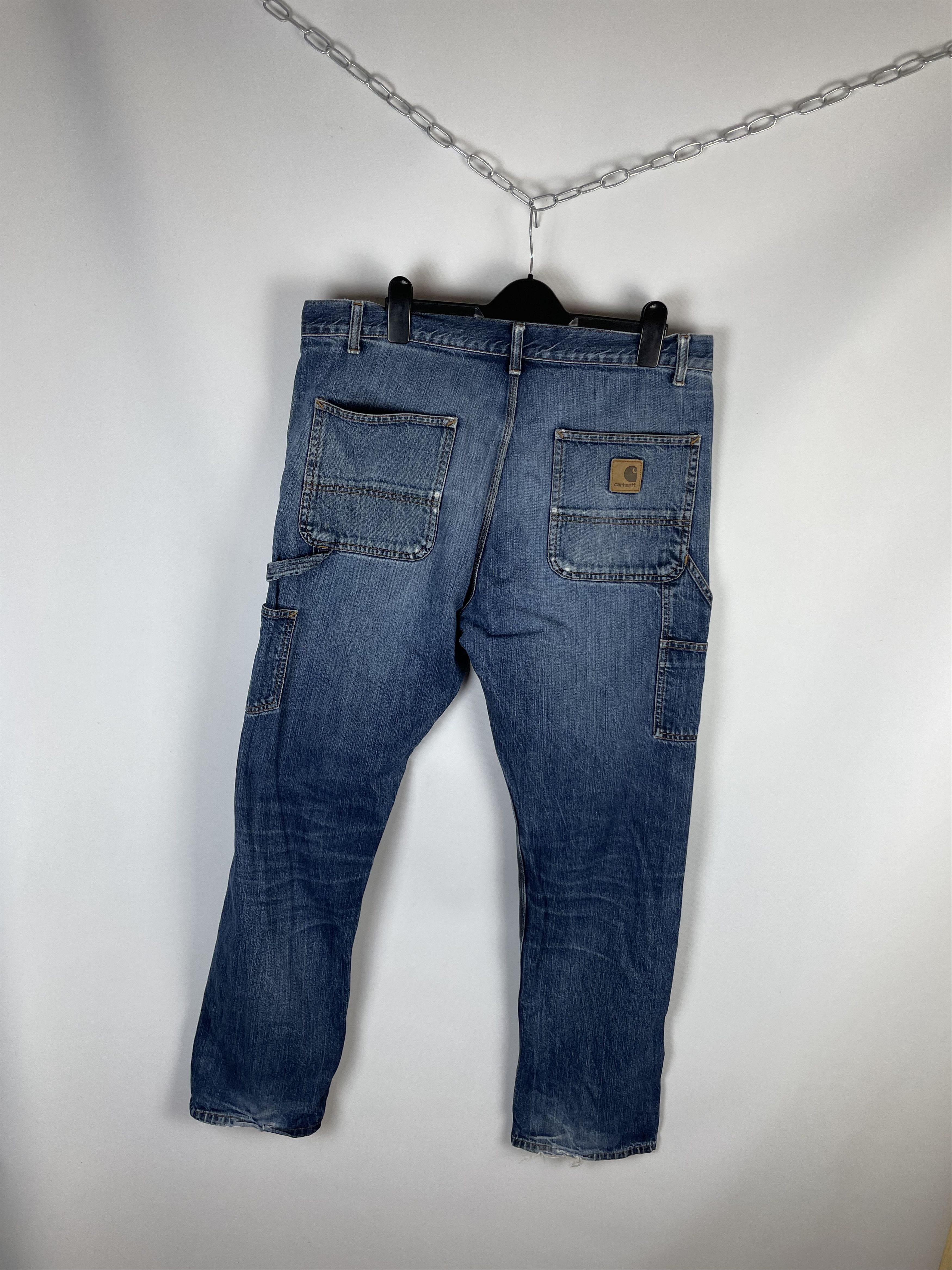 Carhartt Vintage Carhartt Double Knee Denim Pants Size US 34 / EU 50 - 2 Thumbnail