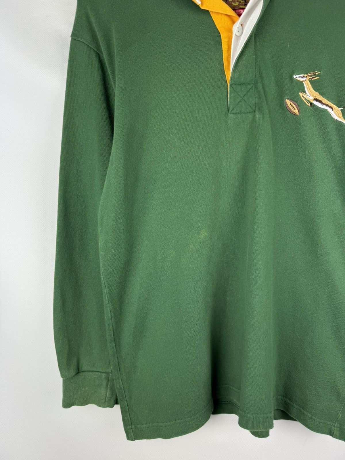 Cotton Traders VTG South Africa Rugby Union Long Sleeve Rugby Shirt Jersey Size US S / EU 44-46 / 1 - 7 Thumbnail