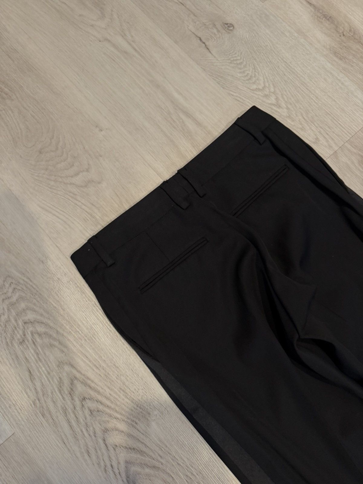 Saint Laurent Paris s/s 2019 silk side seam wool pants!! Size US 28 / EU 44 - 5 Thumbnail