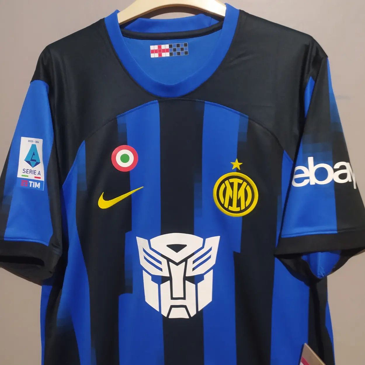 Nike Nike x Inter Milan x Transformers 23/24 Thuram #9 Home Shirt Size US XL / EU 56 / 4 - 2 Thumbnail