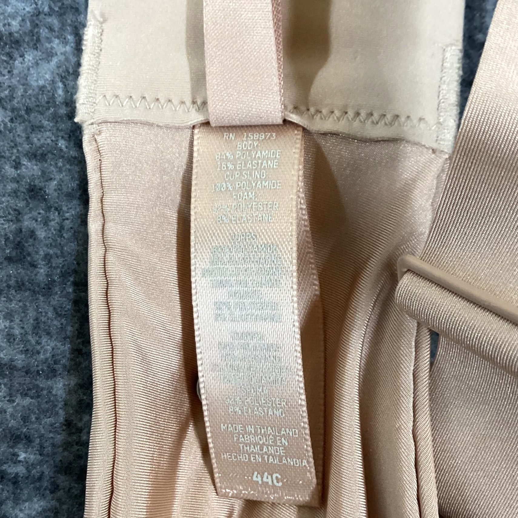 SKIMS SKIMS Weightless Demi Bra Women’s Color Mica 44C BR-DEM-1893 Bra Size ONE SIZE - 6 Thumbnail