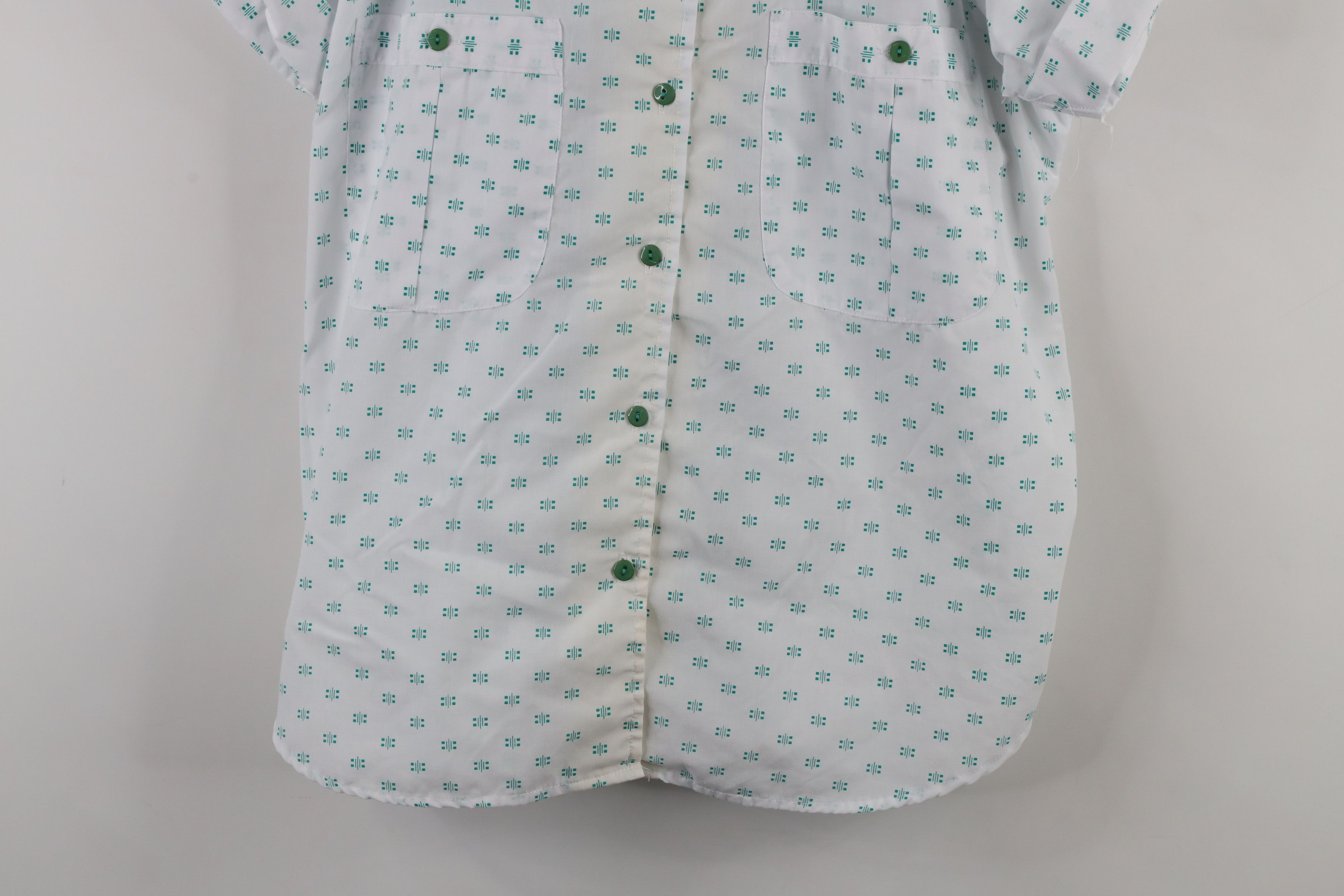 Vintage Vintage 90s Streetwear Cuffed Sleeve Collared Button Shirt Size L / US 10 / IT 46 - 3 Thumbnail