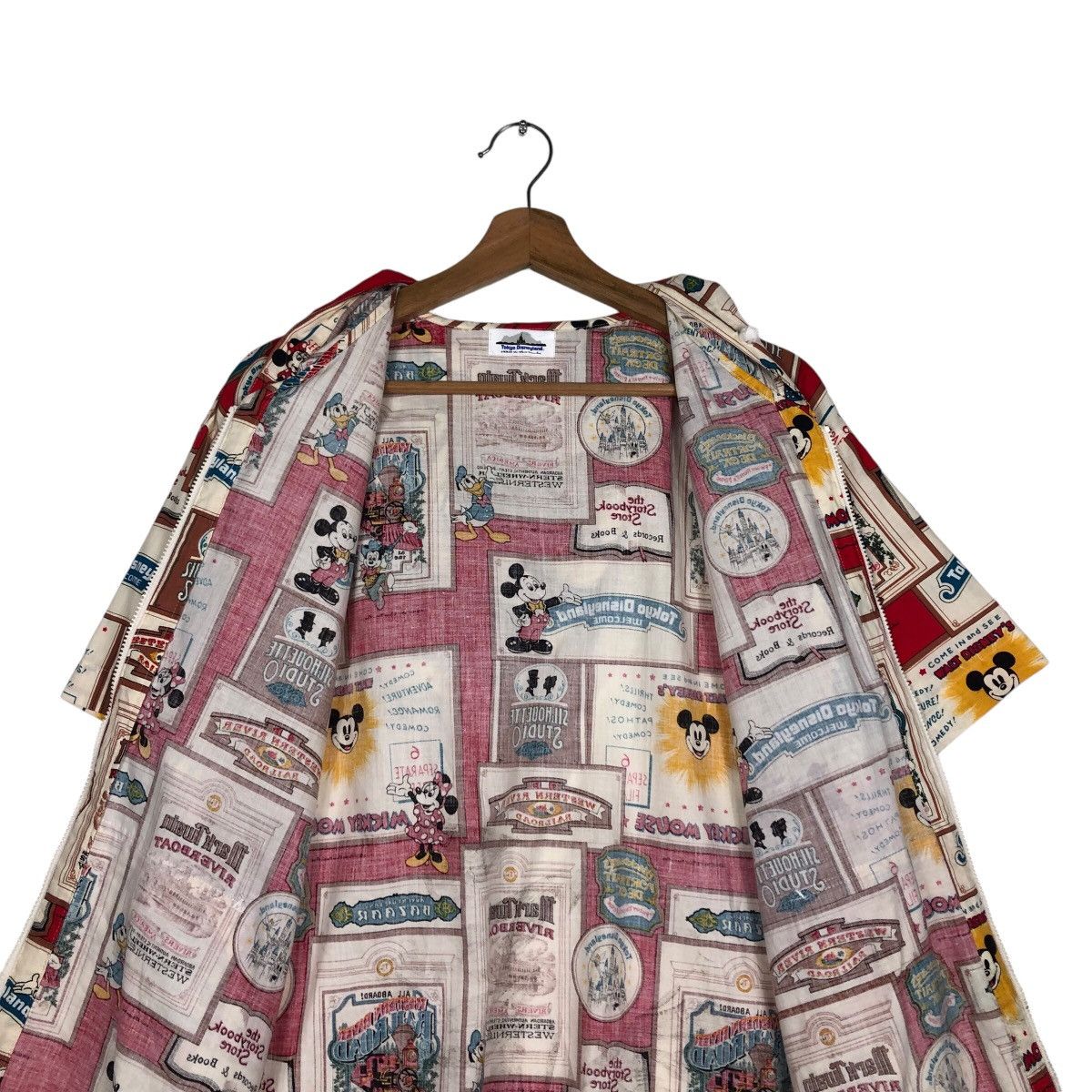 Cartoon Network 📌Short Sleeve Hoodie Jacket Tokyo Disneyland Overprint Size US M / EU 48-50 / 2 - 17 Thumbnail