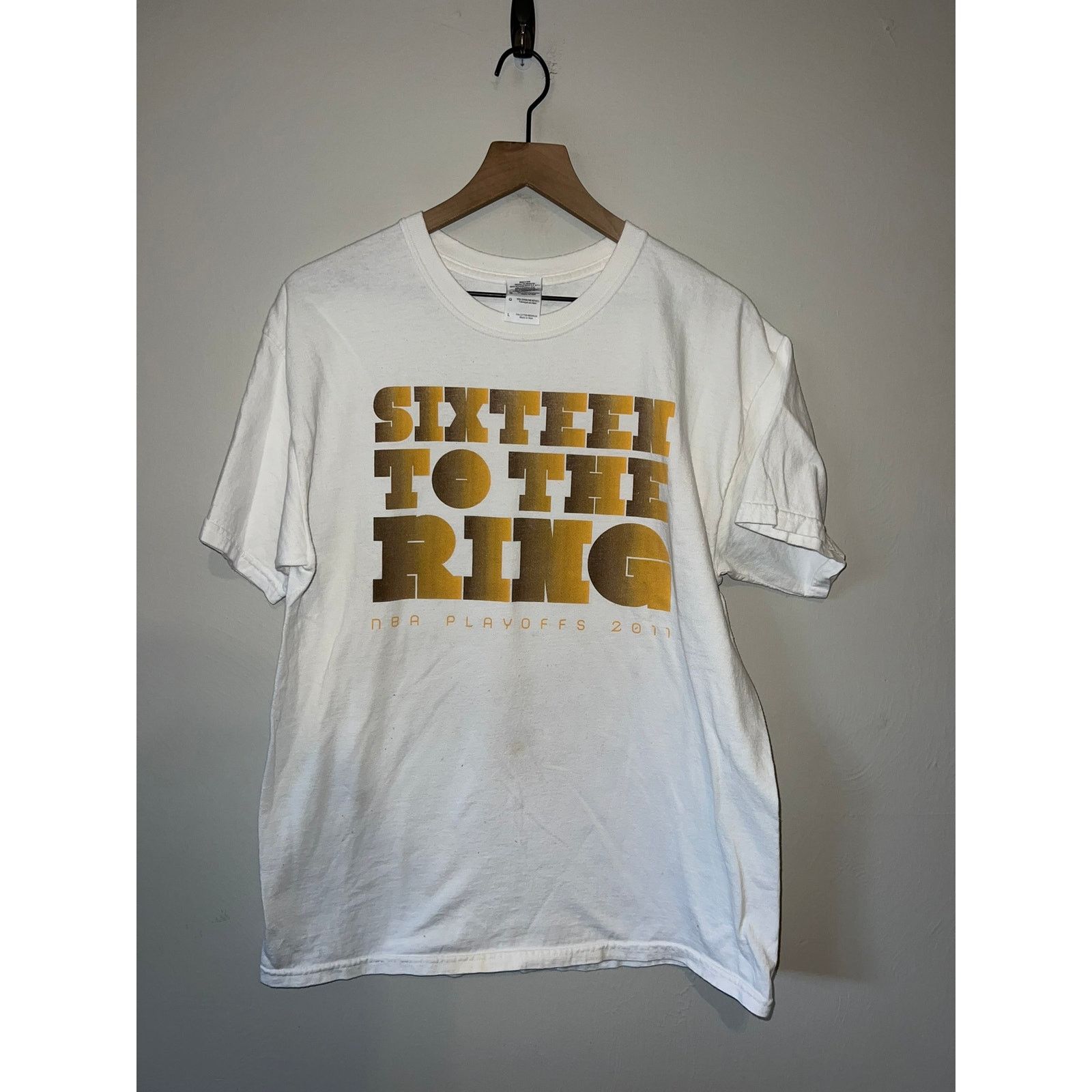 Gildan NBA Playoffs Shirt Basketball Sixteen to Ring Tee Mavs Large Size US L / EU 52-54 / 3 - 1 Thumbnail