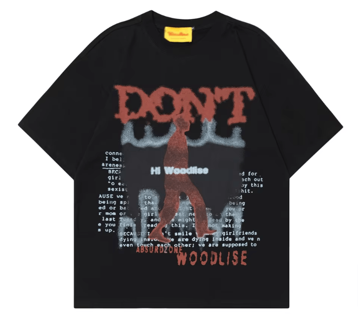Japanese Brand × Vintage "Woodlies-Black-L" T-shirt Size US L / EU 52-54 / 3 - 1 Thumbnail