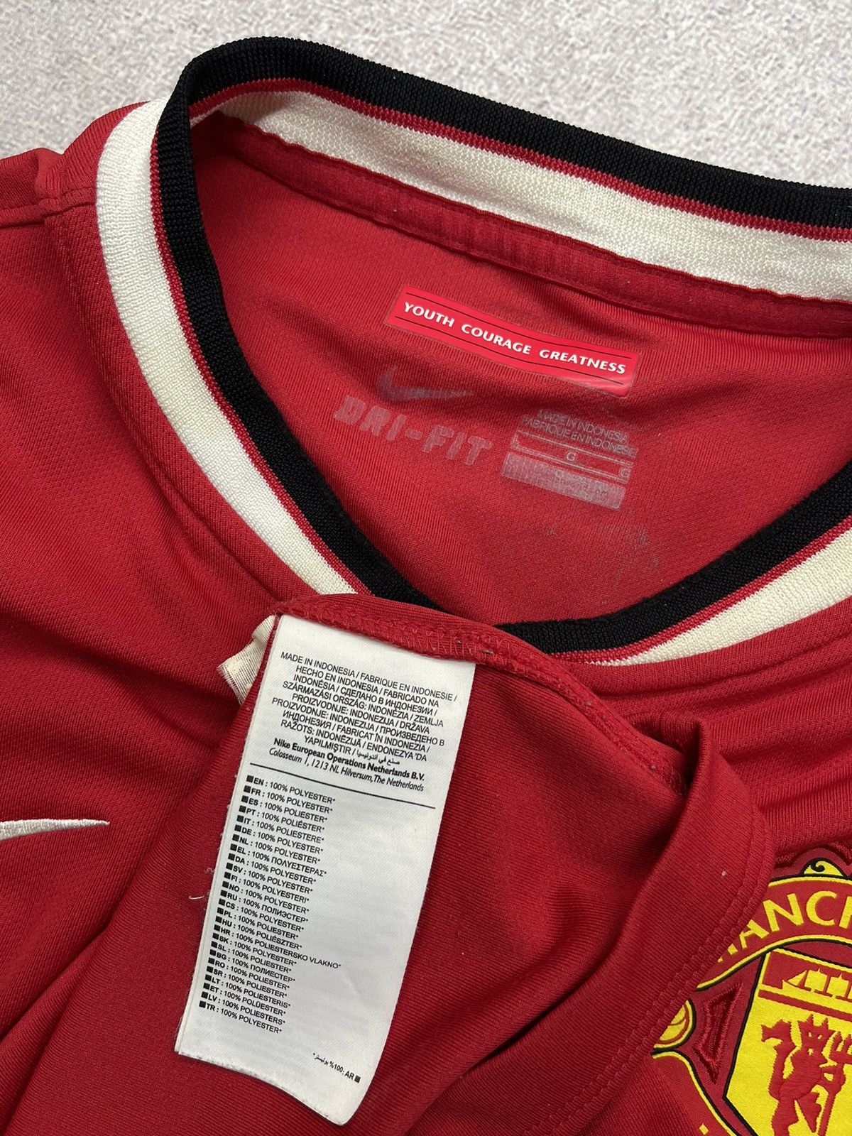 Nike Mens Nike Manchester United Jersey 2014 Red Football Soccer Size US L / EU 52-54 / 3 - 12 Thumbnail