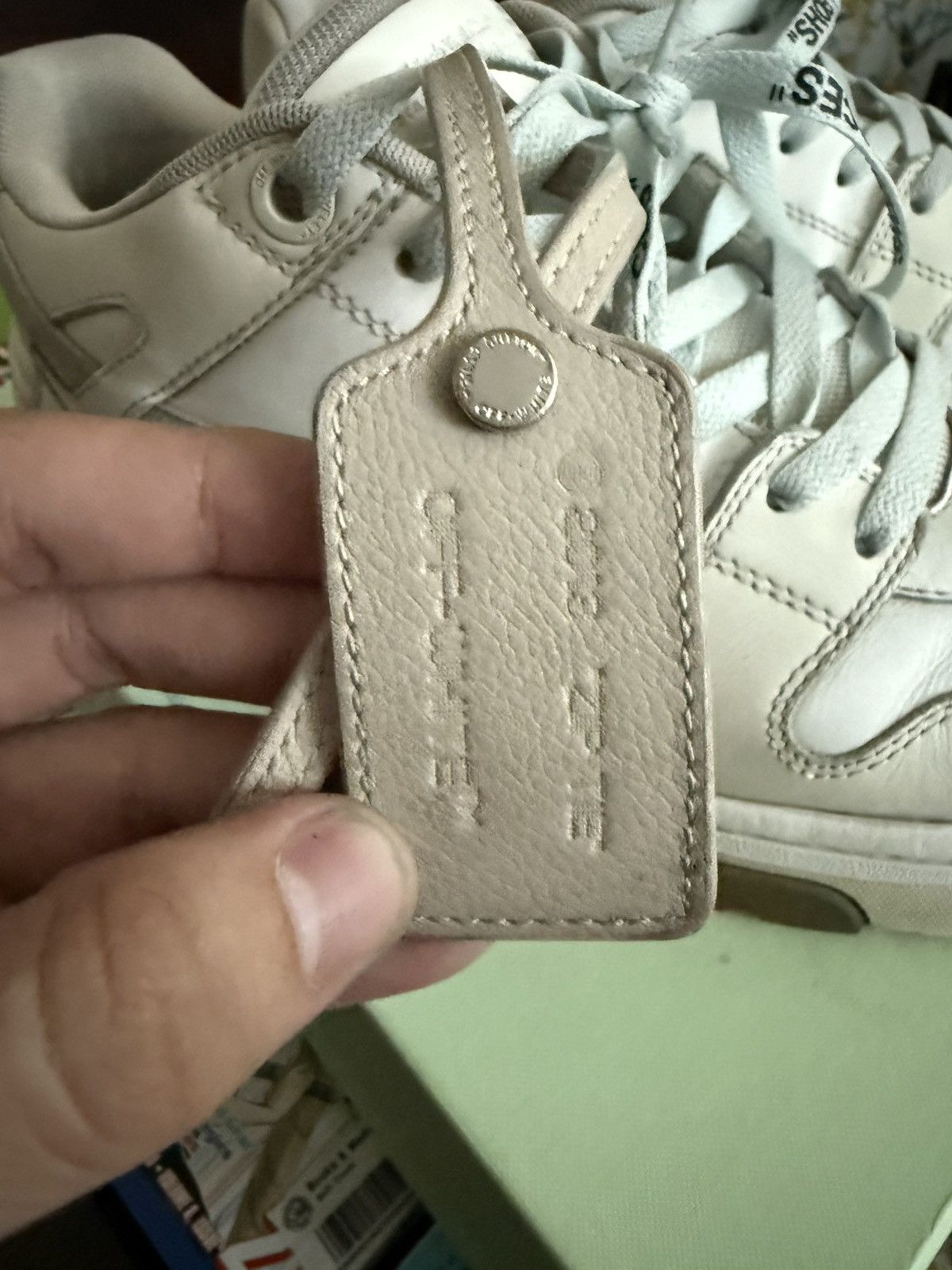 Off-White OFF-WHITE OUT OF OFFICE CREAM SNEAKERS w/ BOX Size US 10 / EU 43 - 5 Thumbnail