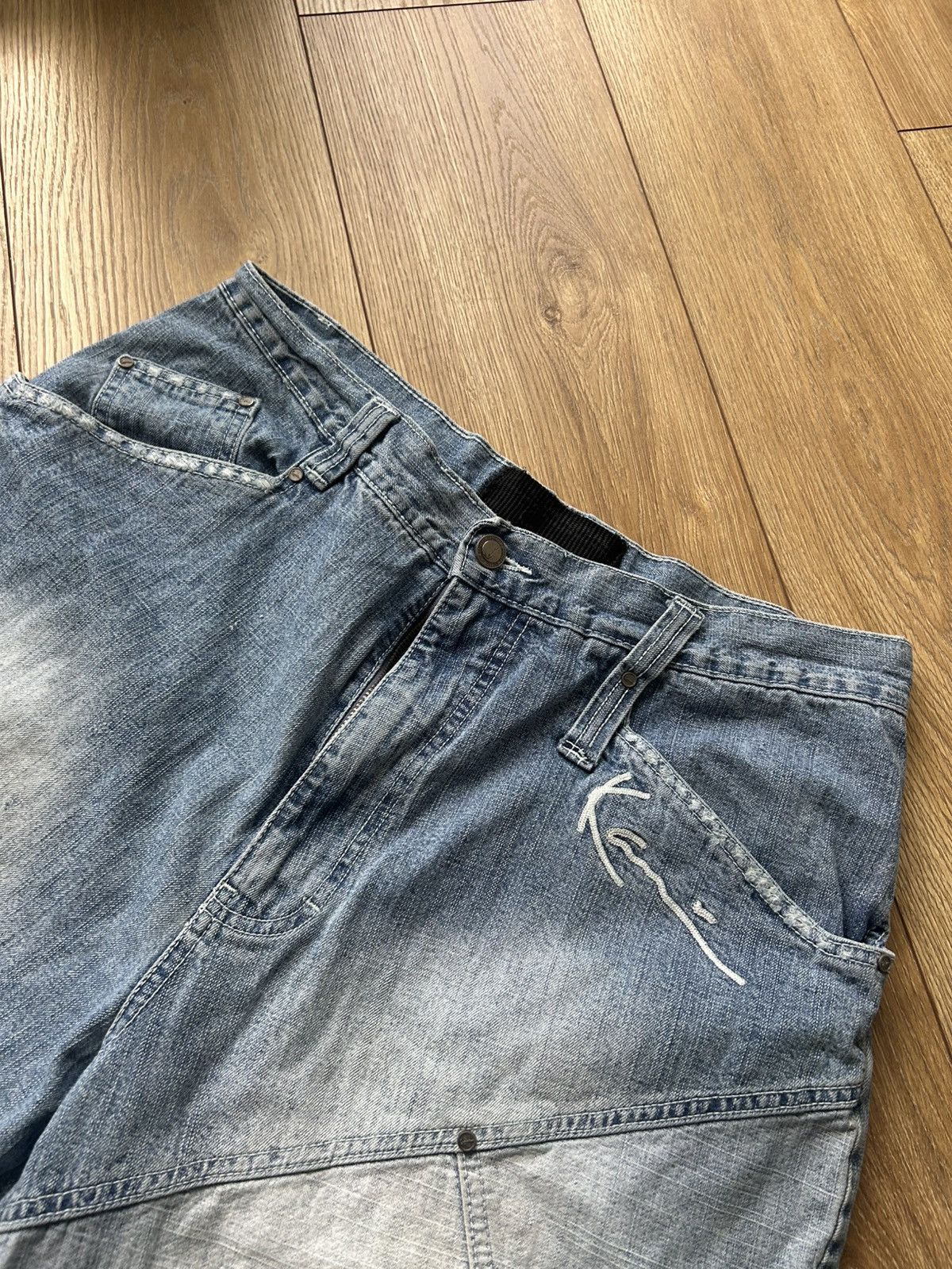 Karl Kani Karl Kani vintage Y2K Denim Shorts Size US 34 / EU 50 - 9 Thumbnail