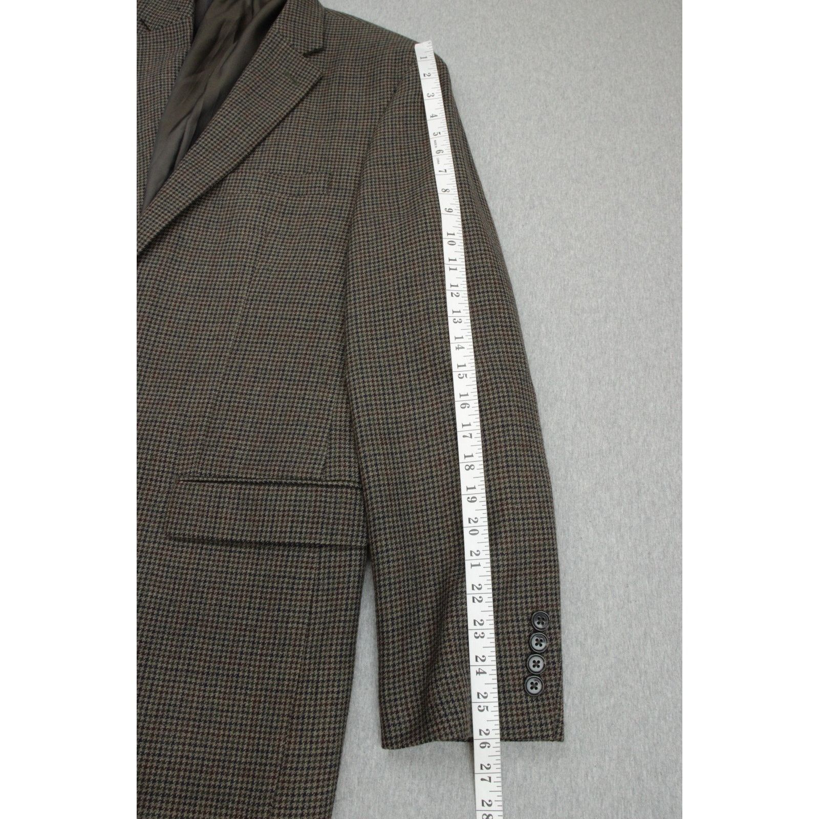 Lauren Ralph Lauren Lauren Ralph Lauren Blazer Mens 42L Houndstooth 100% Wool Size 42L - 8 Thumbnail