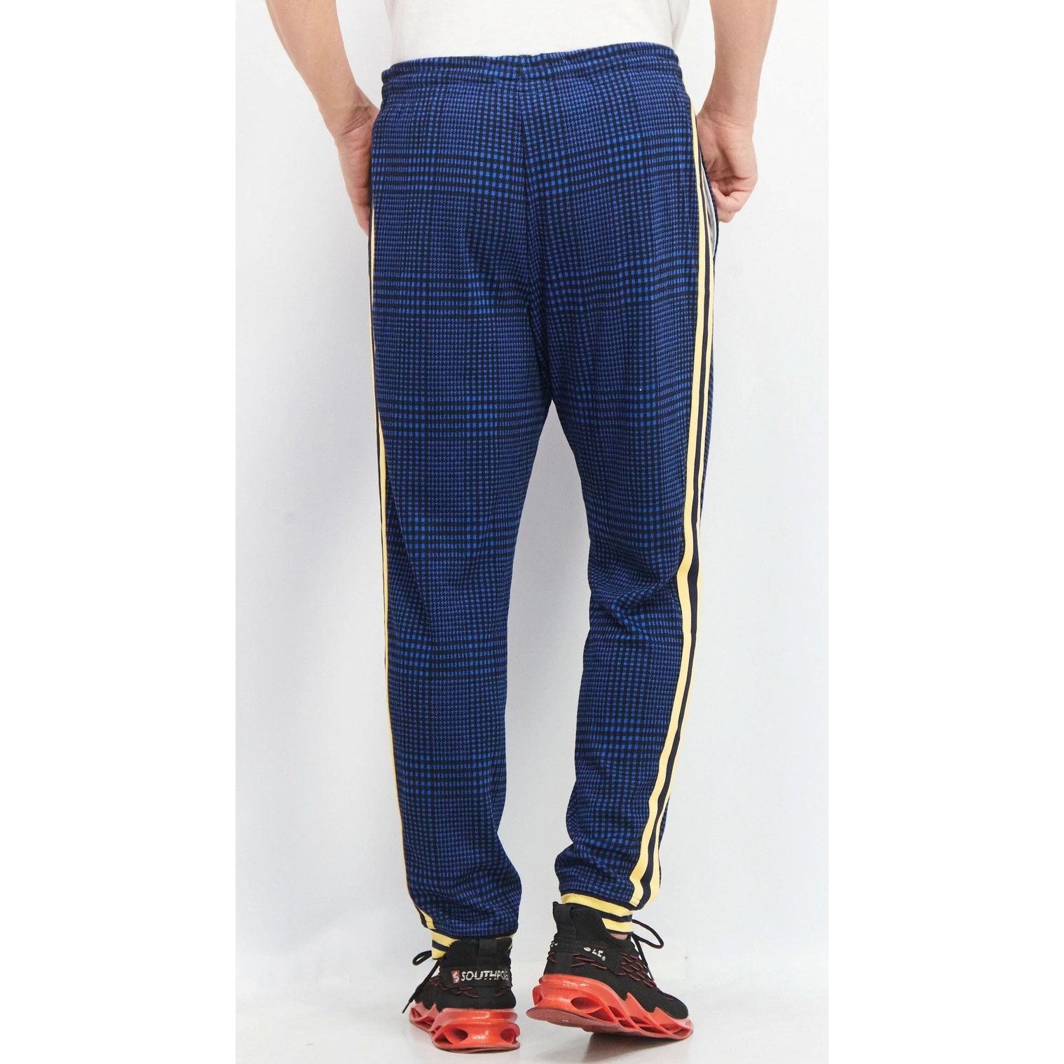 Club Room CLUB ROOM Mens Comfy Blue/Black Plaid Jogger Pants | L | NWT Size US 36 / EU 52 - 3 Thumbnail
