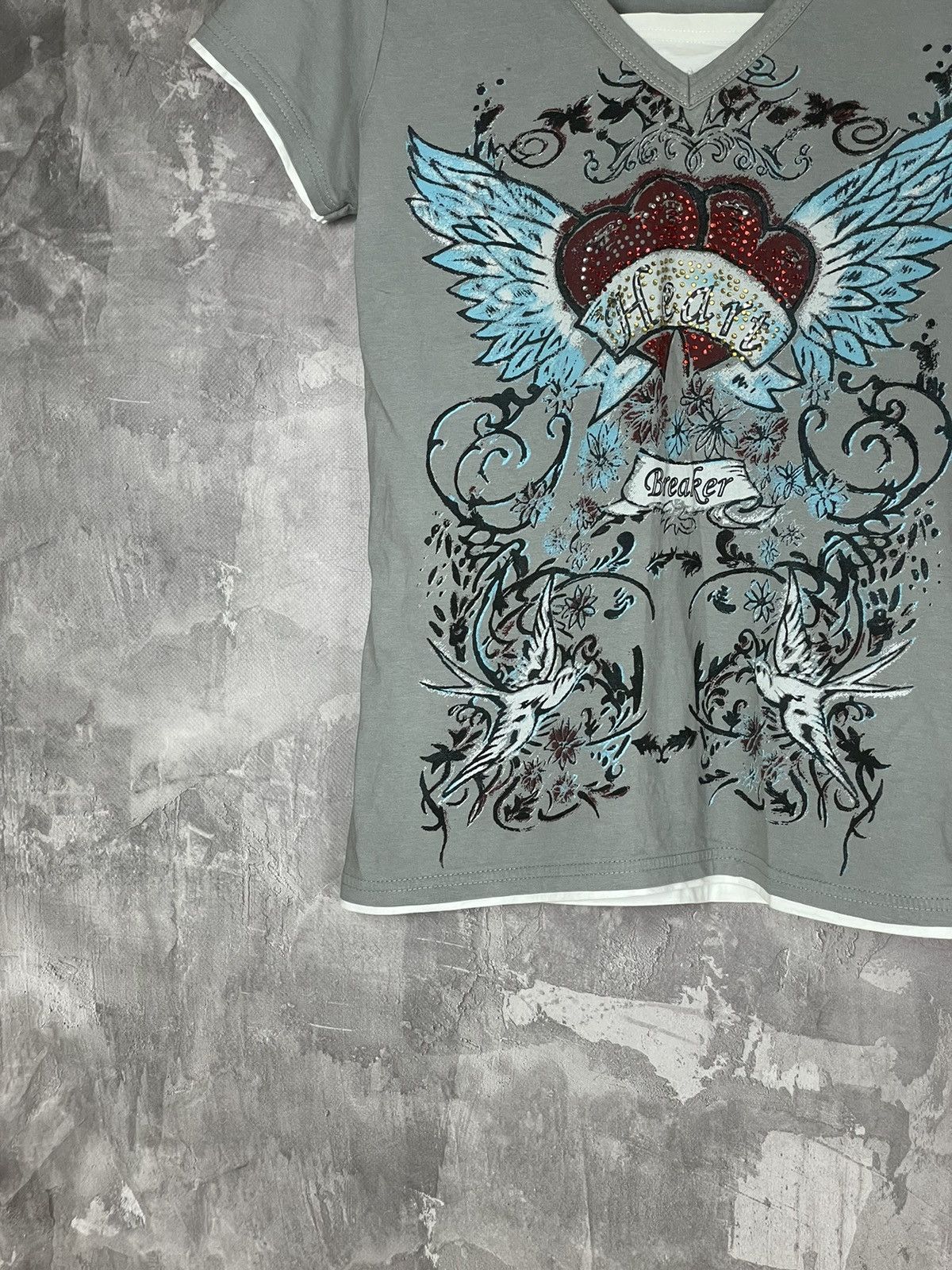 Ed Hardy Vintage Y2K Ed Hardy Style Japanese Tank Top Streetwear Size M / US 6-8 / IT 42-44 - 5 Thumbnail